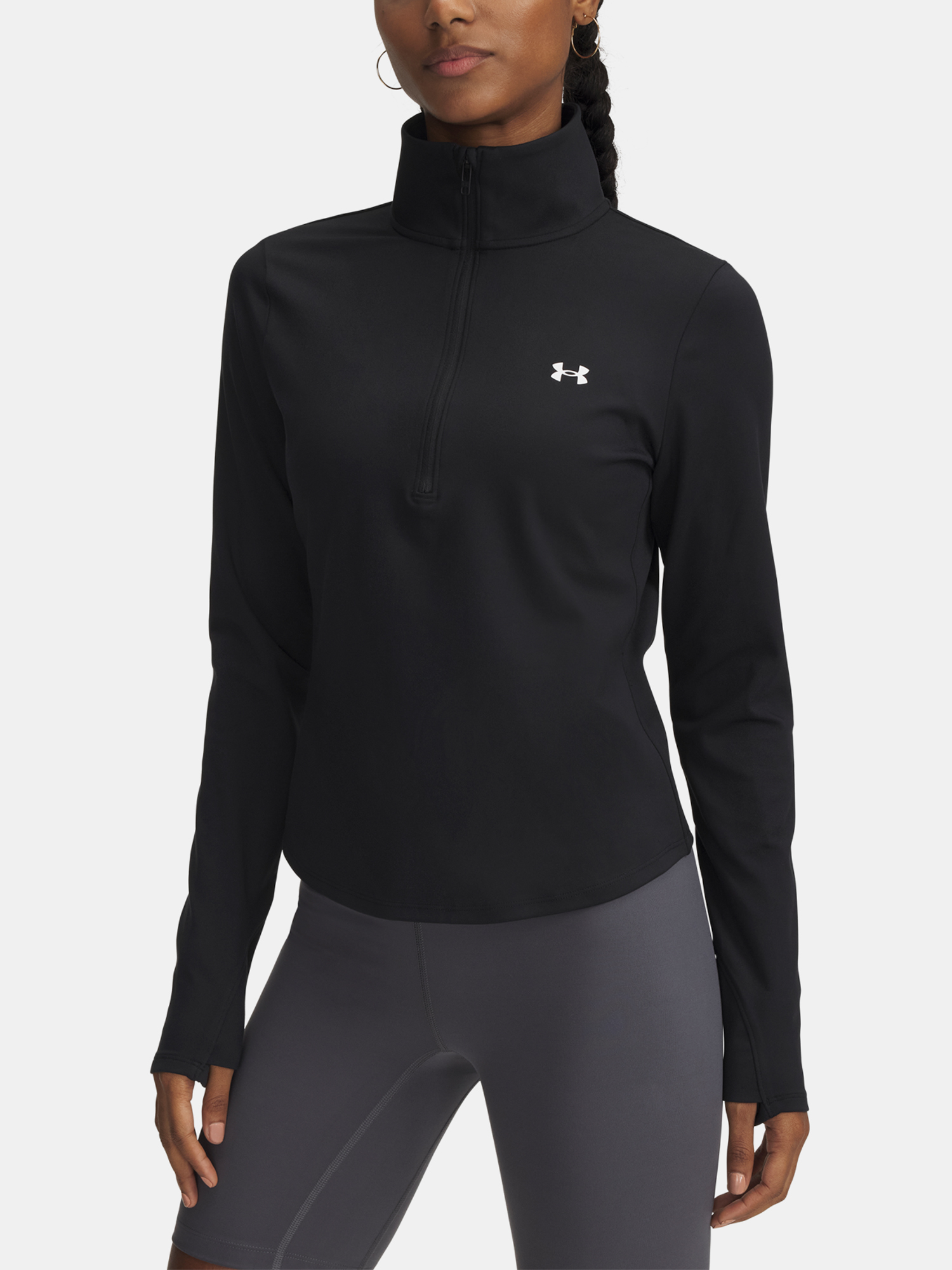 Women's T-shirt Under Armour Motion 1/2 Zip EMEA - Women's