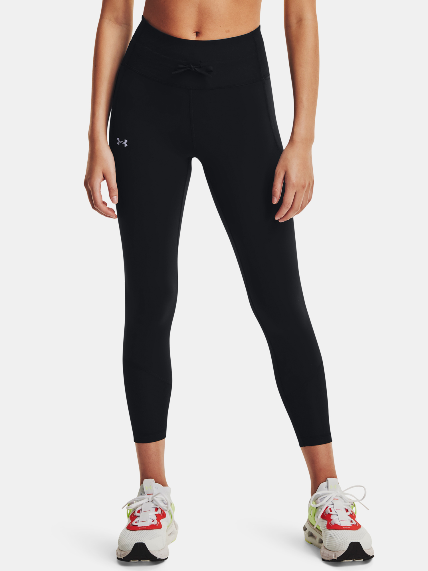 Under Armour Leggings Meridian Rib WB Ankle Leg-BLK - Women's