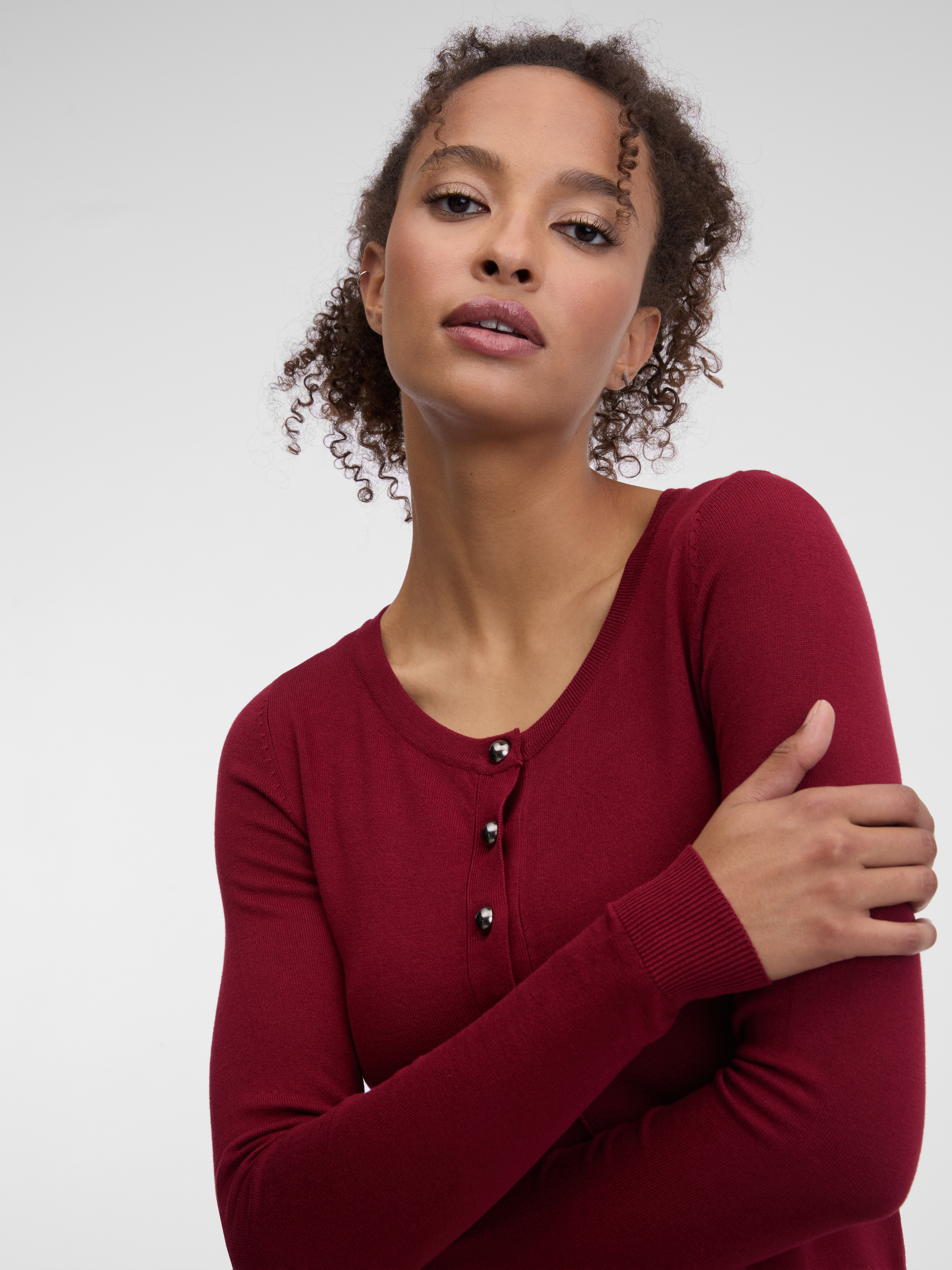 Burgundy Women's Cardigan ORSAY - Women's