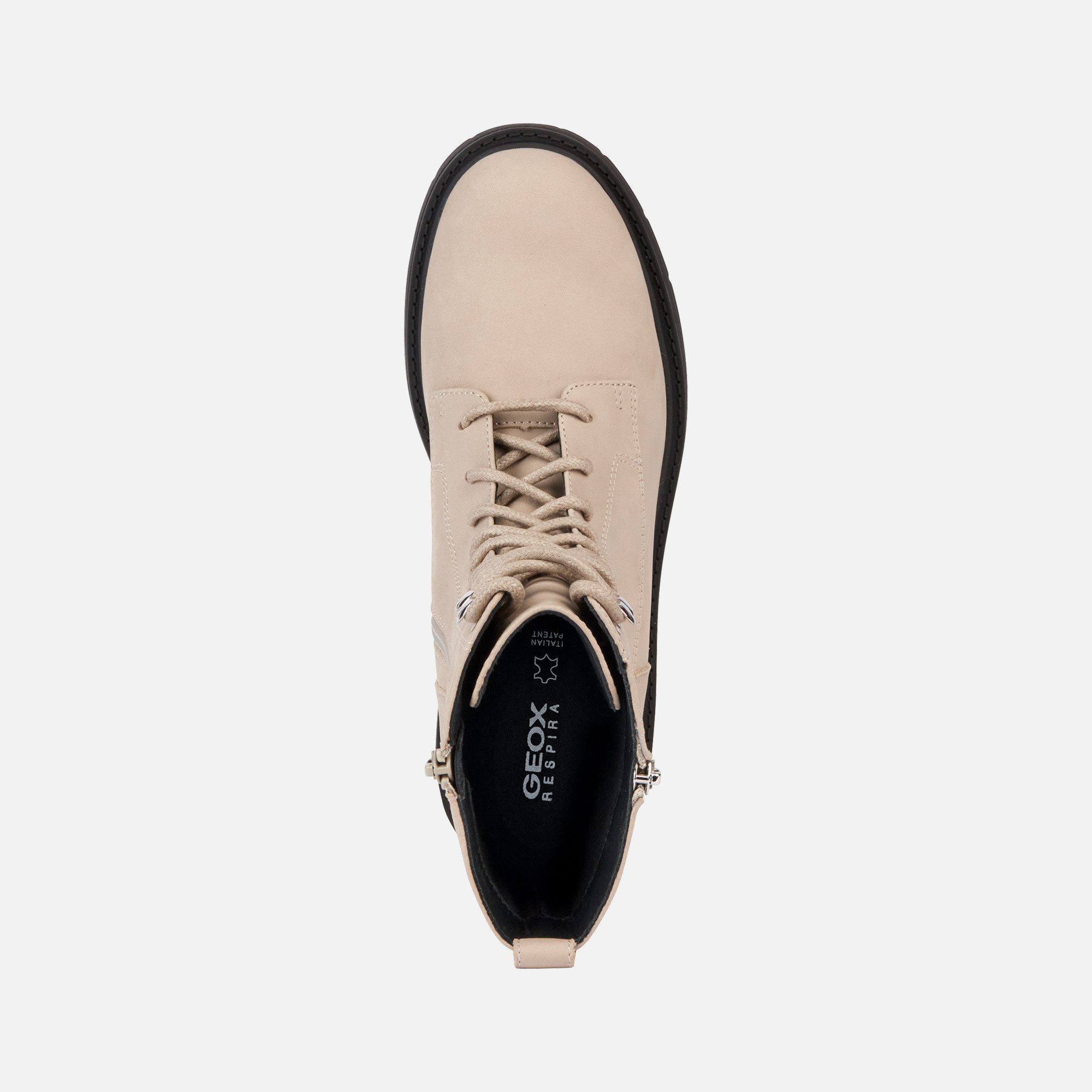 Beige Geox Spherica EC7 Women's Ankle Boots - Ladies