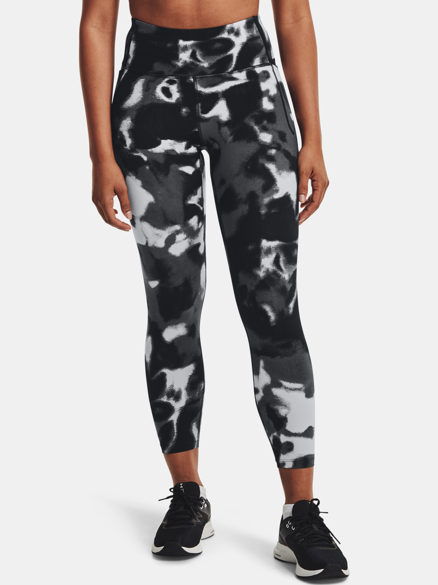 Under Armour Leggings Meridian Print Ankle Leg-BLK - Women's