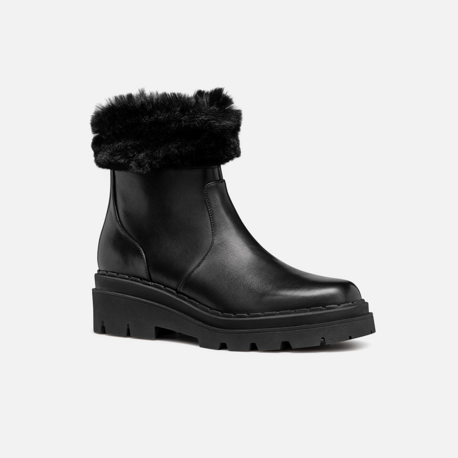 Black women's ankle boots Geox Felleny - Women's
