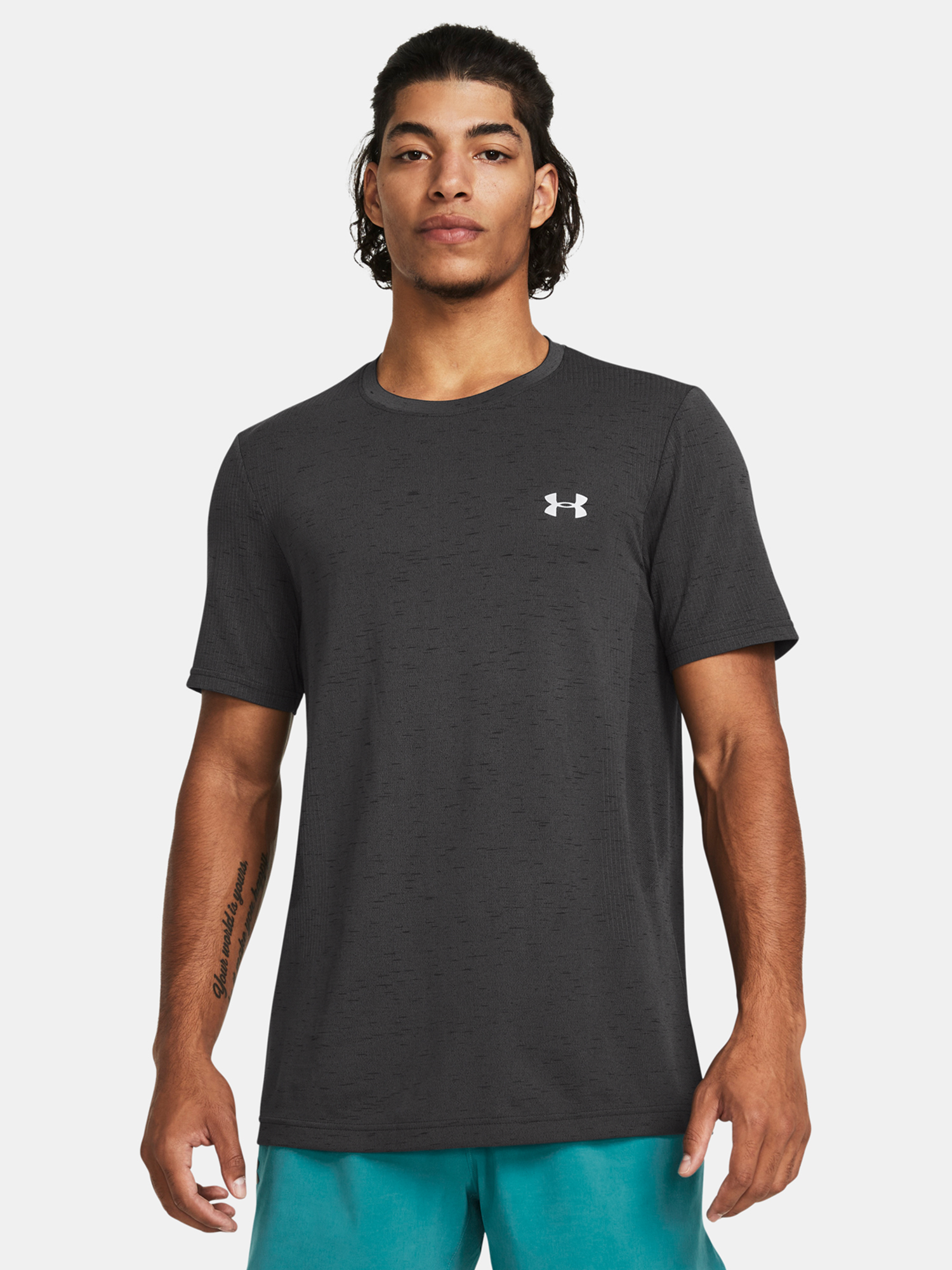 Tmavosivé športové tričko Under Armour Vanish Seamless SS