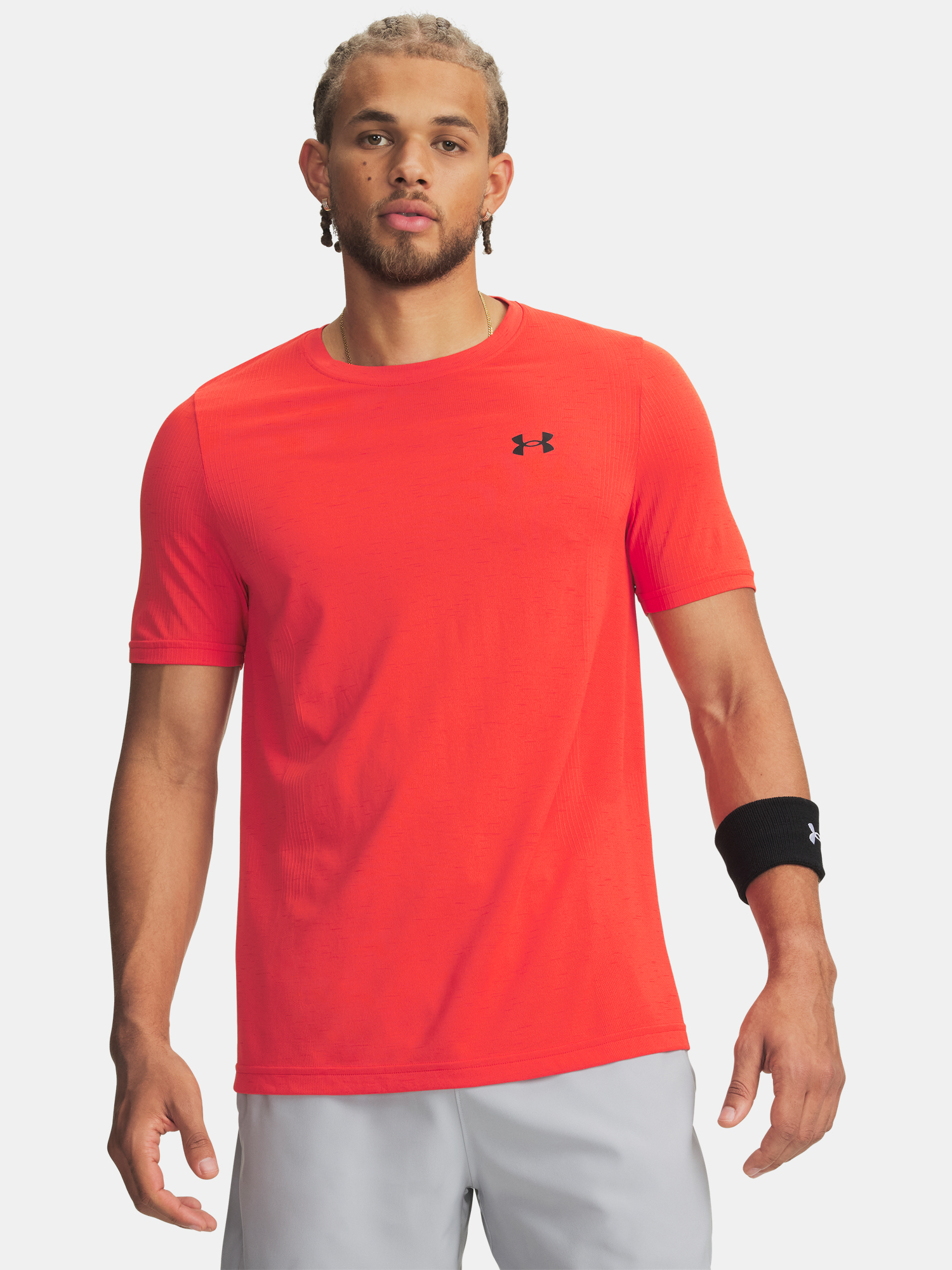 Pánske tričko Under Armour Vanish Seamless SS-RED