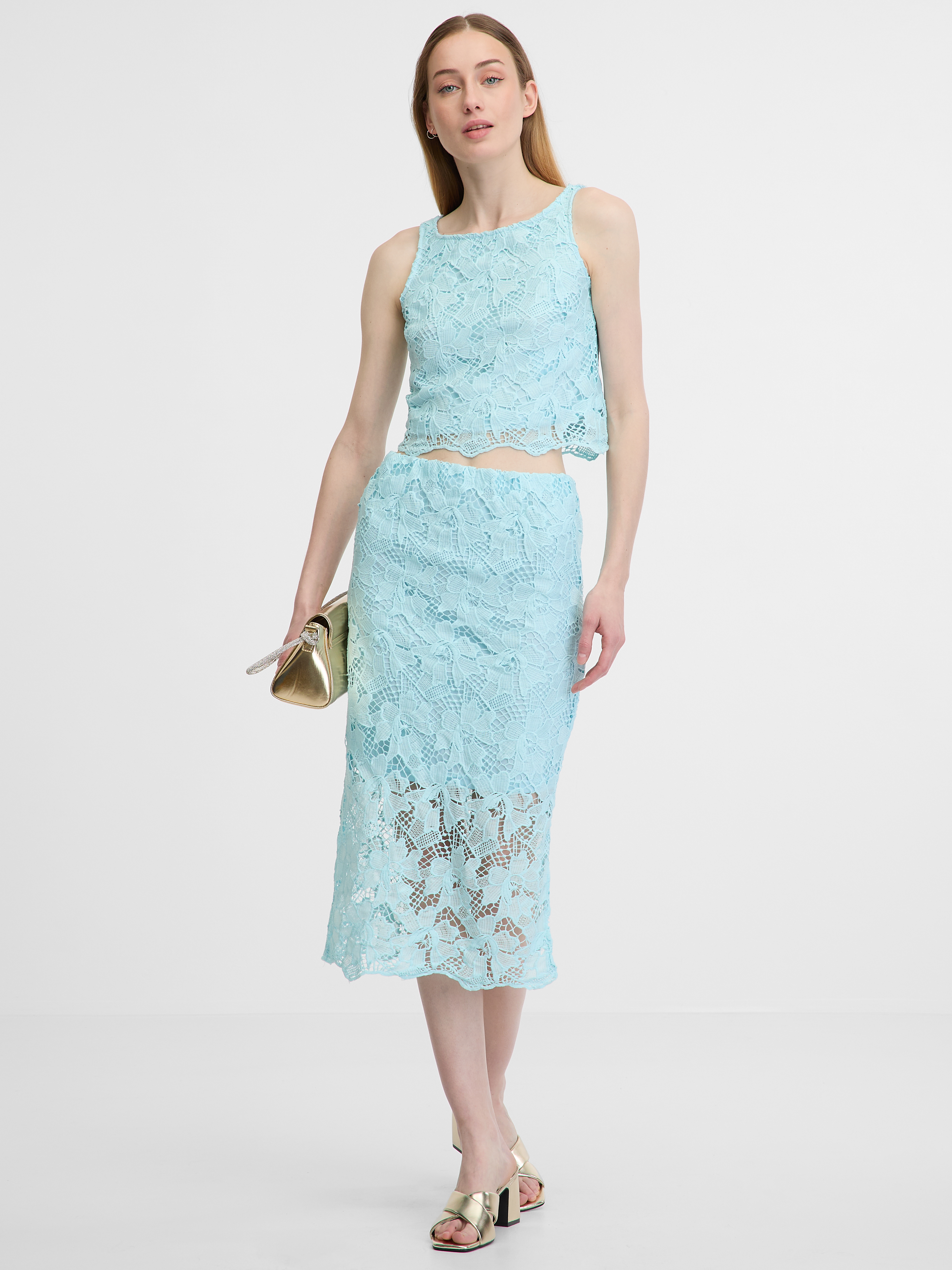 Light blue women's tank top ORSAY - Women's