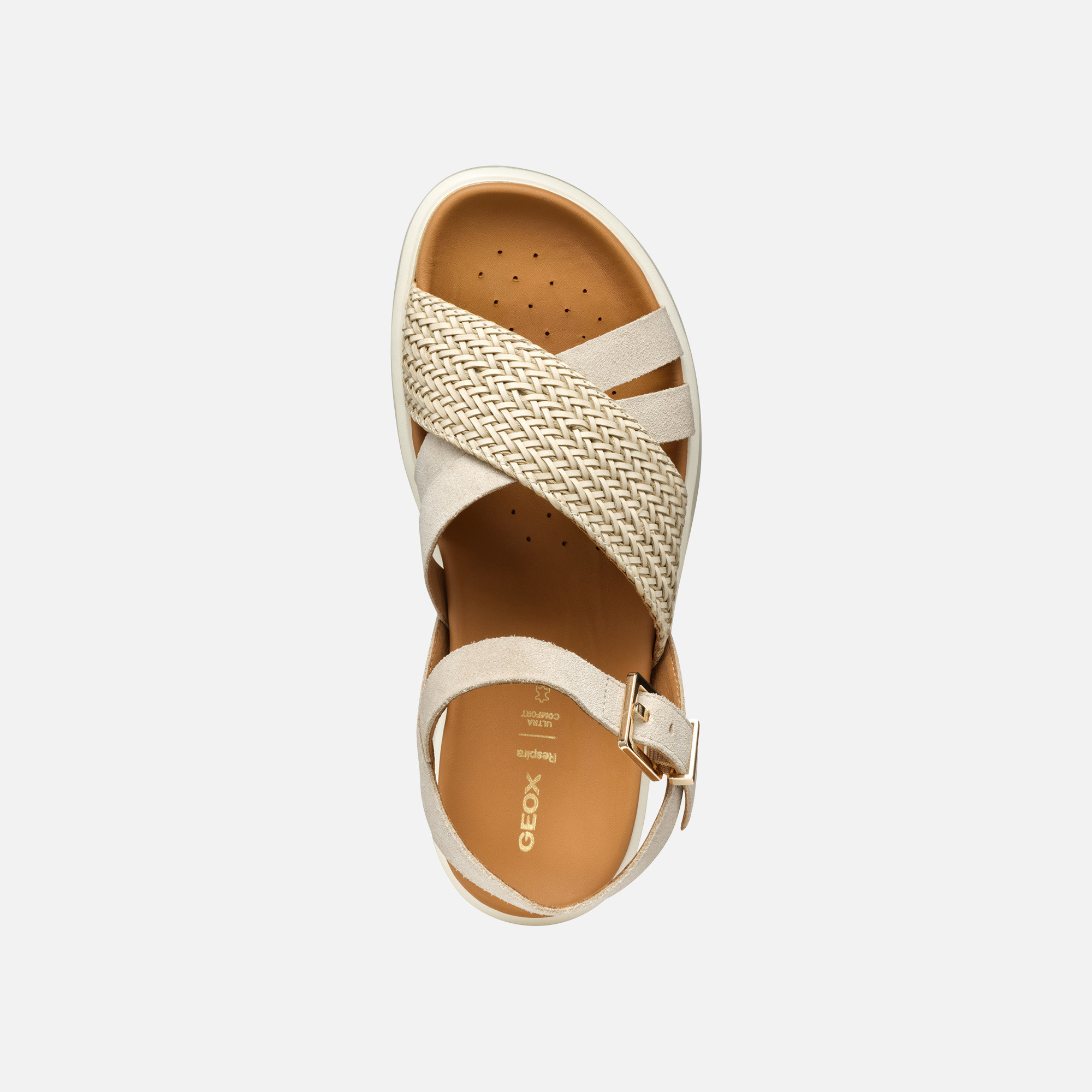 Beige women's sandals Geox XAN2S - Women's