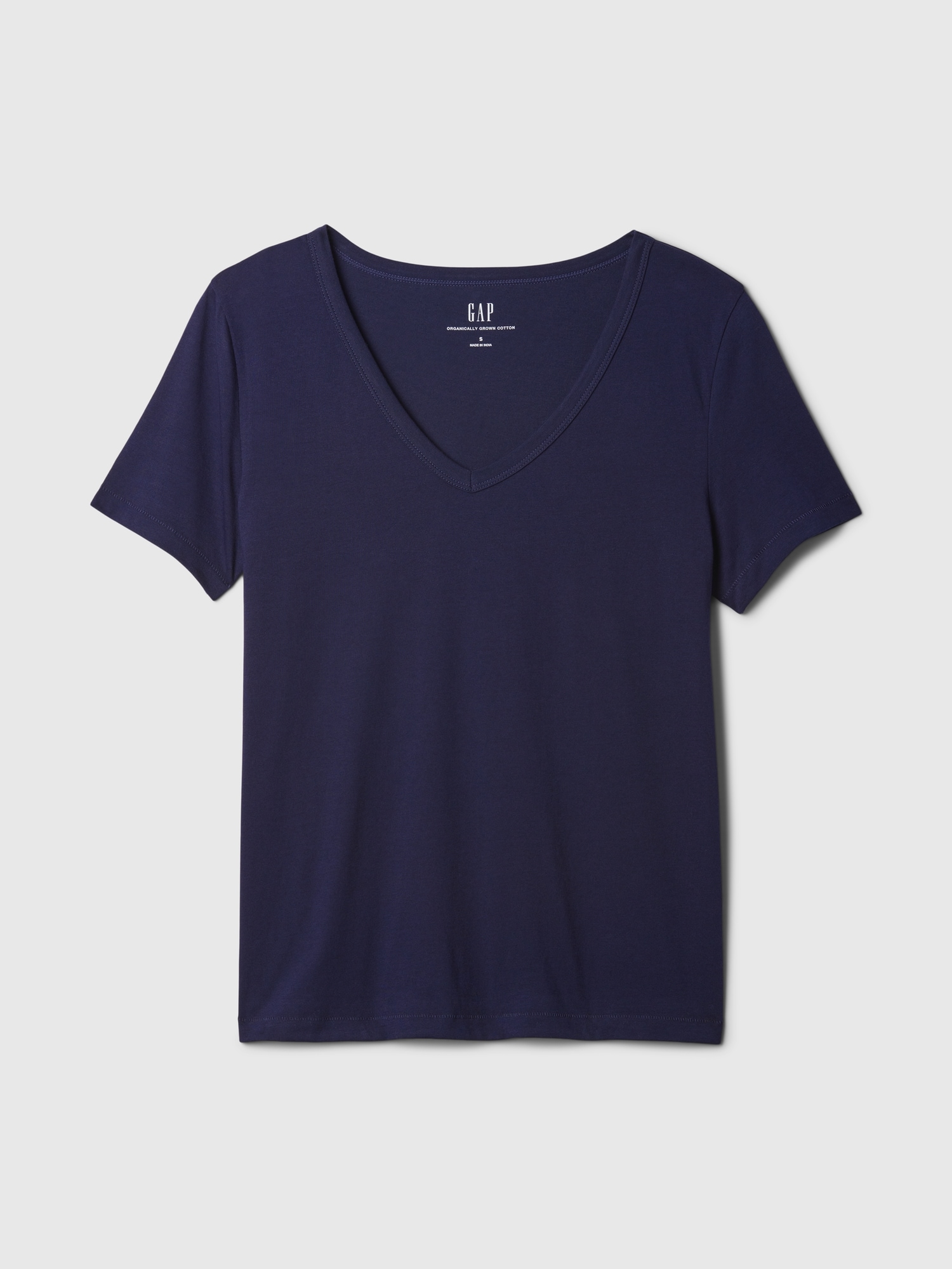 GAP Tričko Organic Vintage V-Neck
