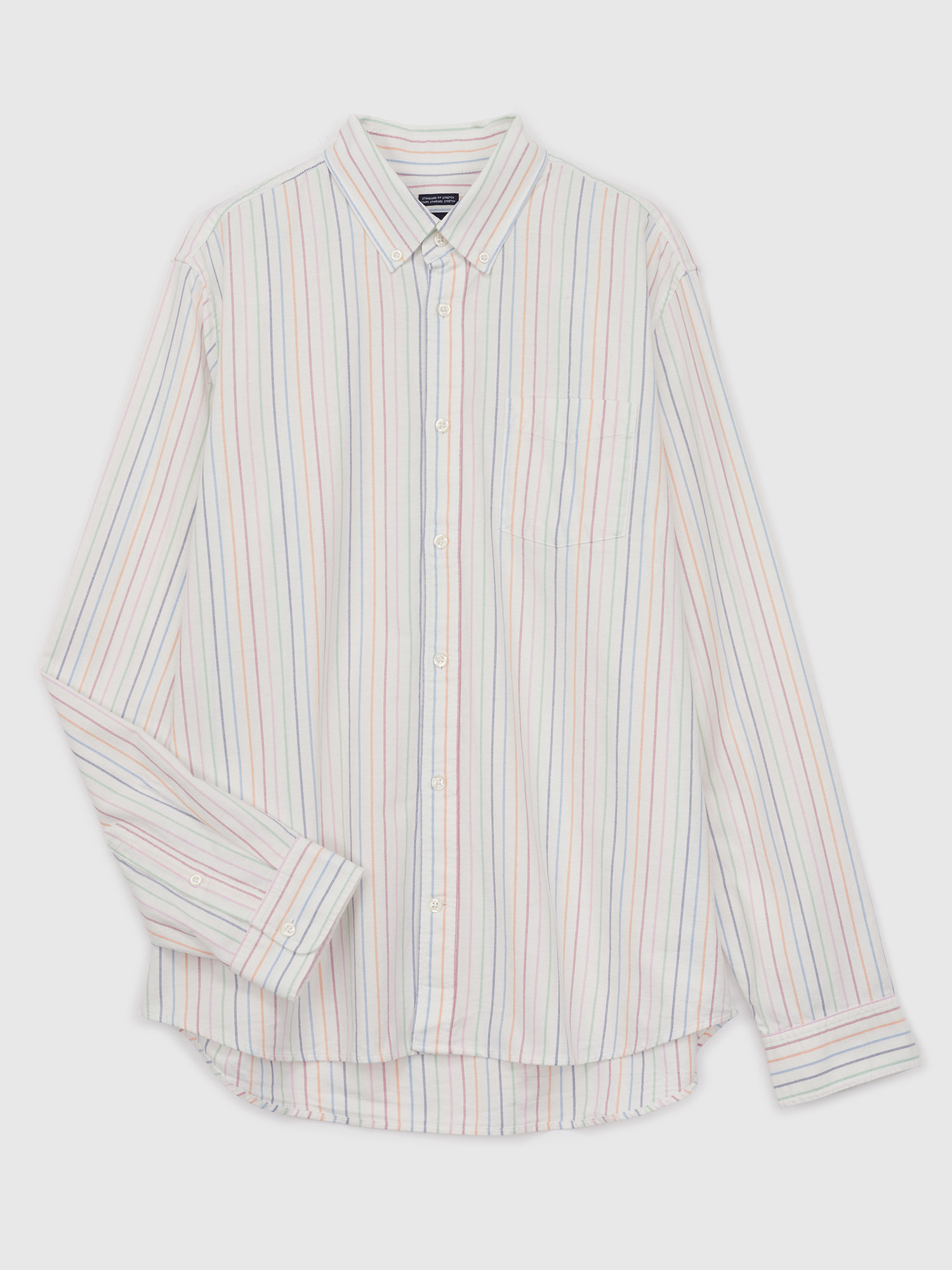 Camasi casual pentru barbati GAP - alb, albastru deschis, verde deschis, oranj, mov deschis, roz