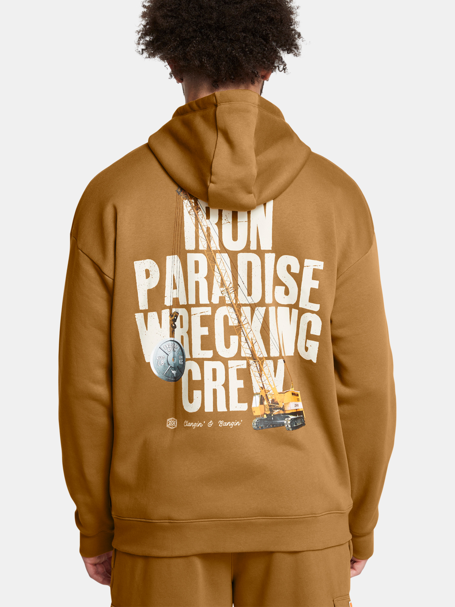 Under Armour Sweatshirt Pjt Rck Icon Flc Hdy-YLW - Men's