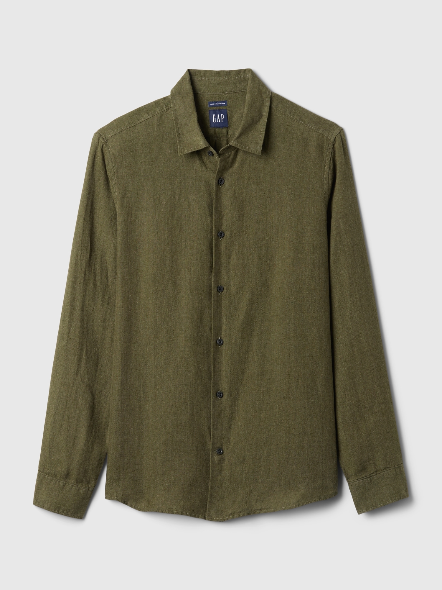 Camasi casual pentru barbati GAP - verde inchis