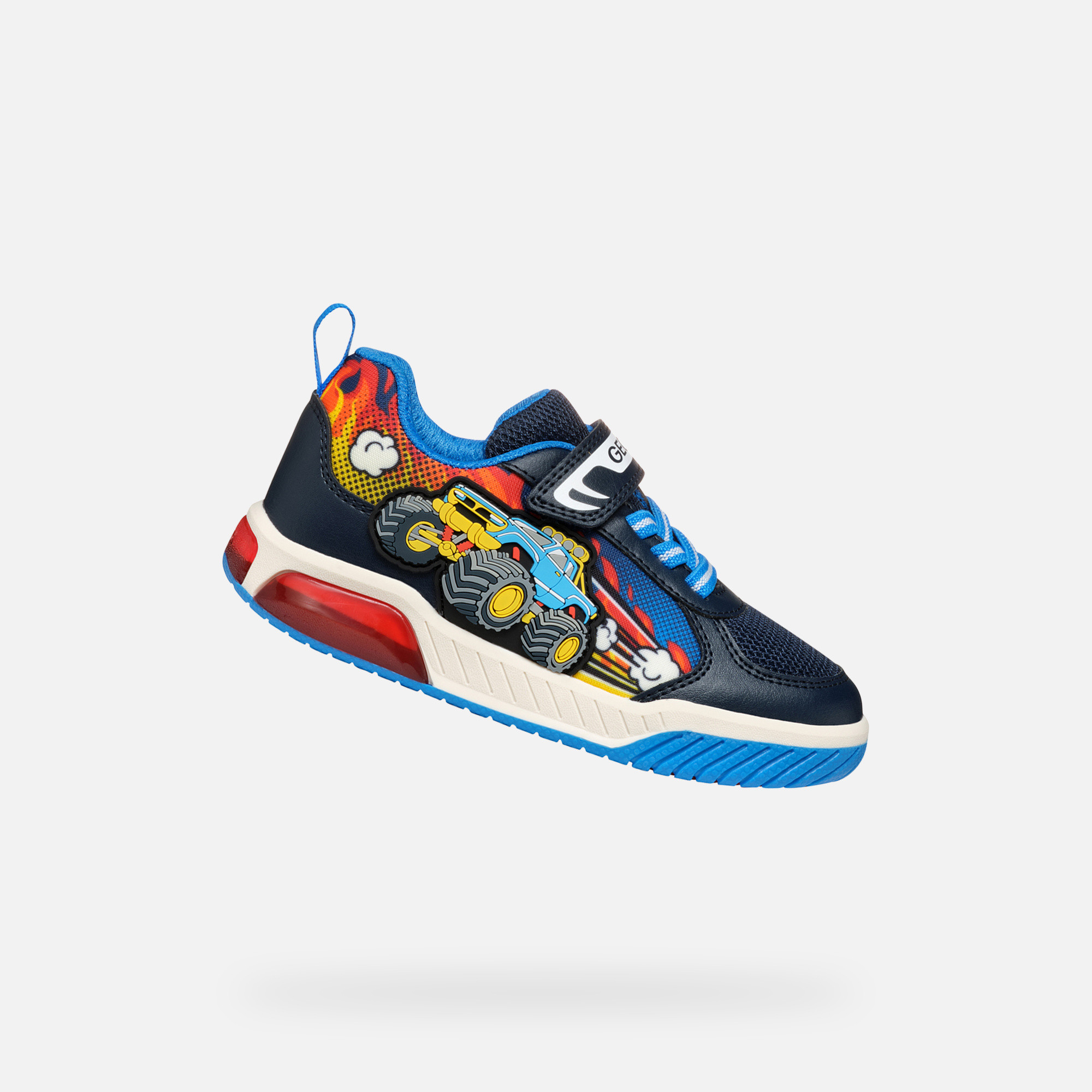 Dark blue boys sneakers Geox Inek - Boys