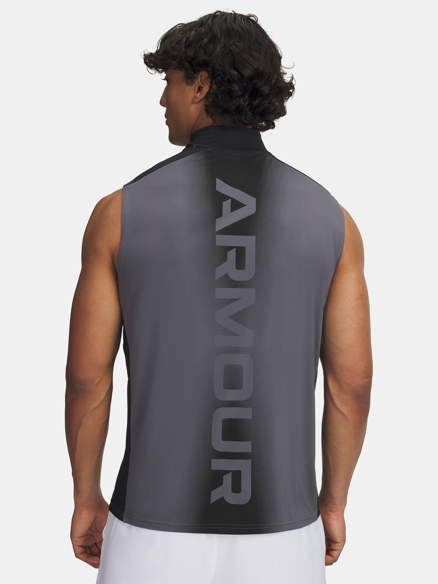 Men's tank top Under Armour UA HG Wordmark SL-GRY - Men's