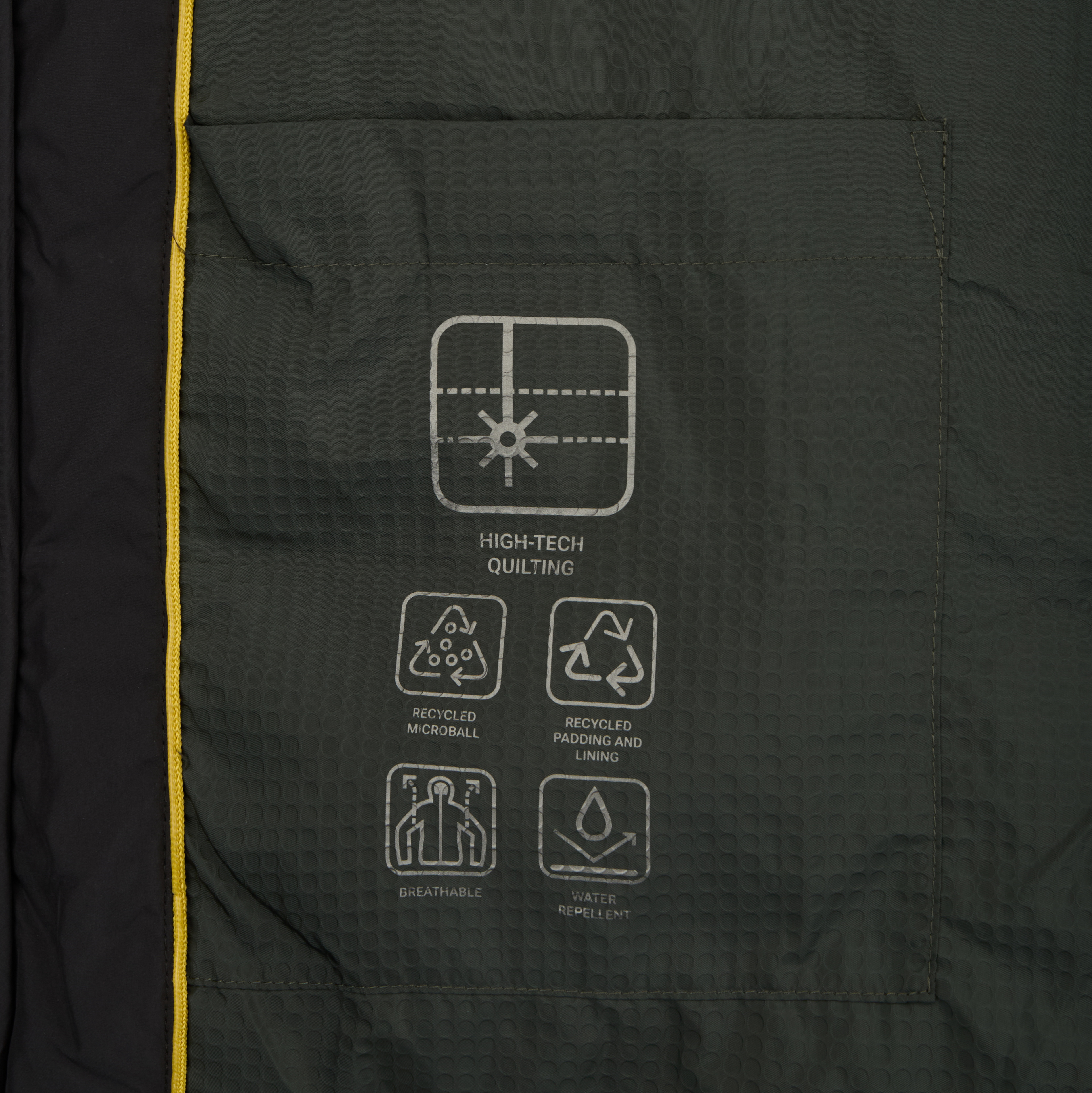 Geacă neagră cu puf pentru bărbați Geox Spherica