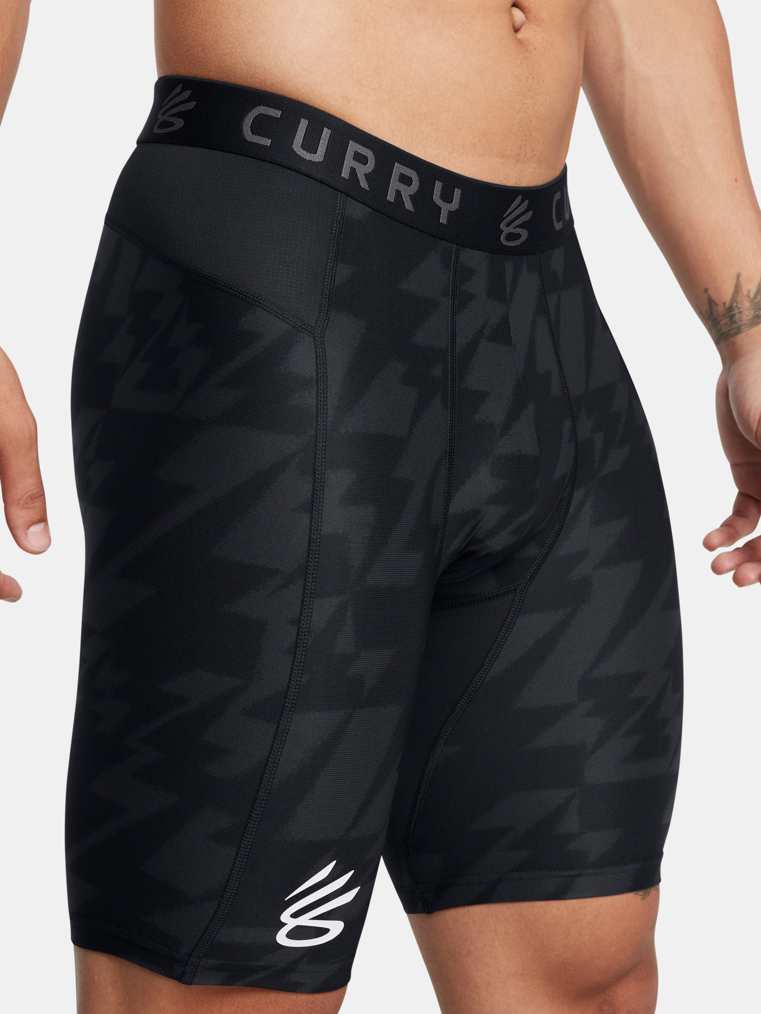Men&#039;s shorts Under Armour UA Curry HG Prtd Shorts-BLK - Men&#039;s
