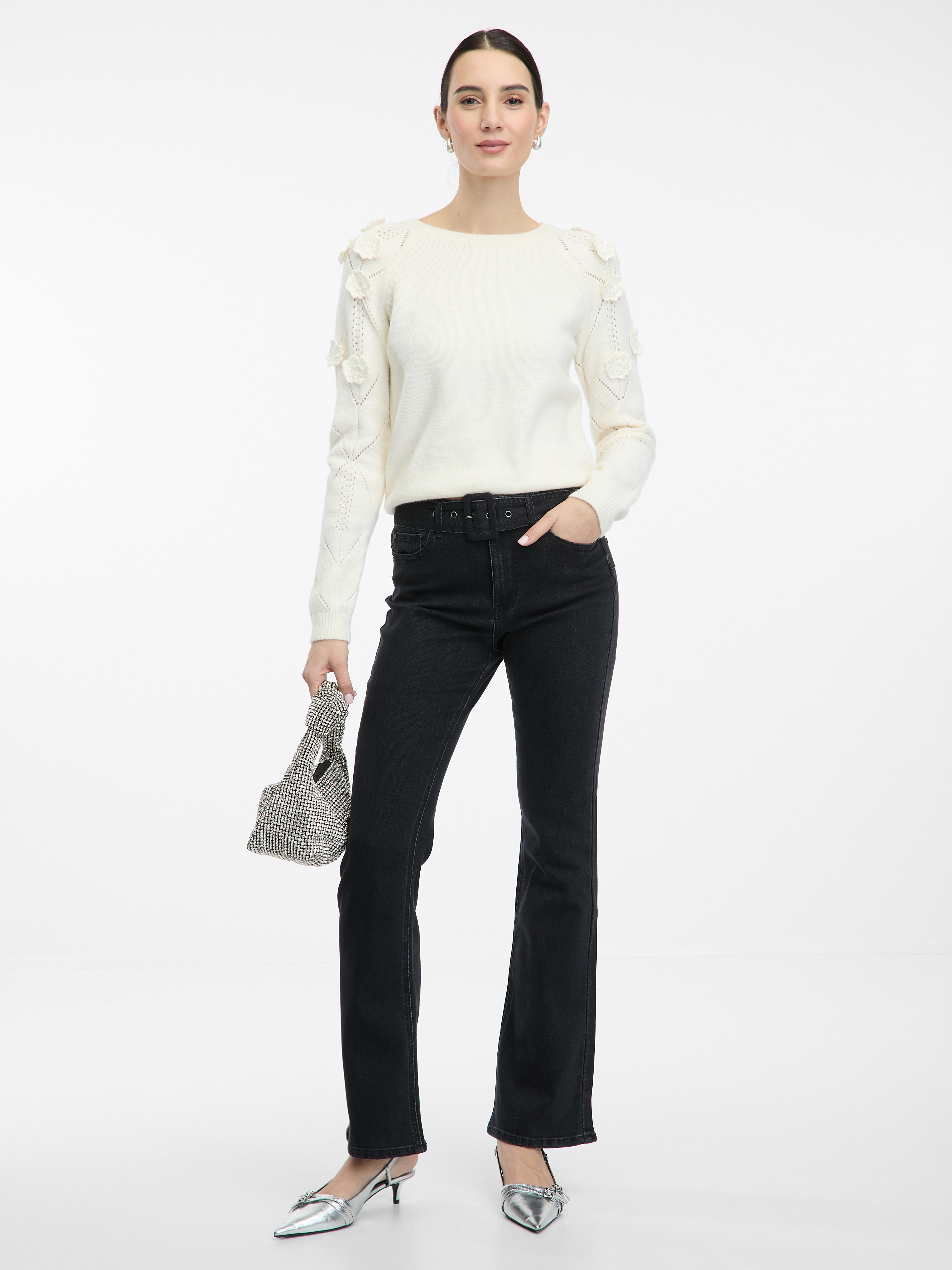 Black women&#039;s bootcut jeans ORSAY - Women