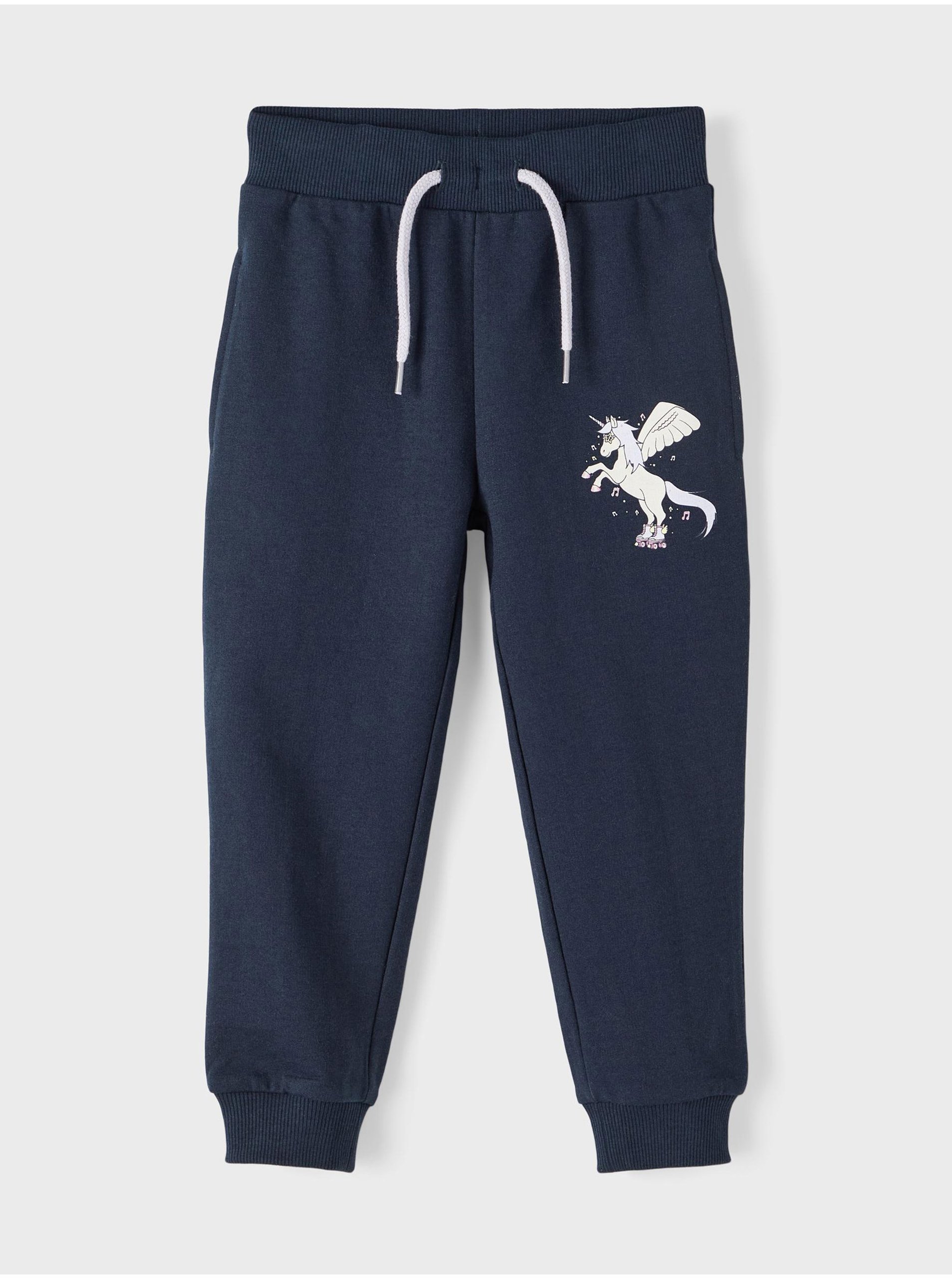 Dark blue girls' sweatpants name it Bascha - Girls