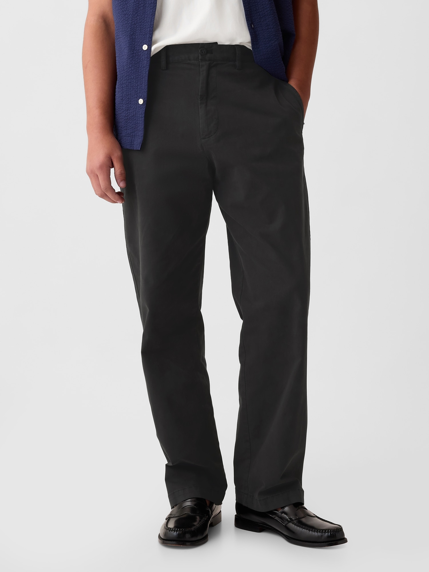 Pantaloni casual pentru barbati GAP - negru