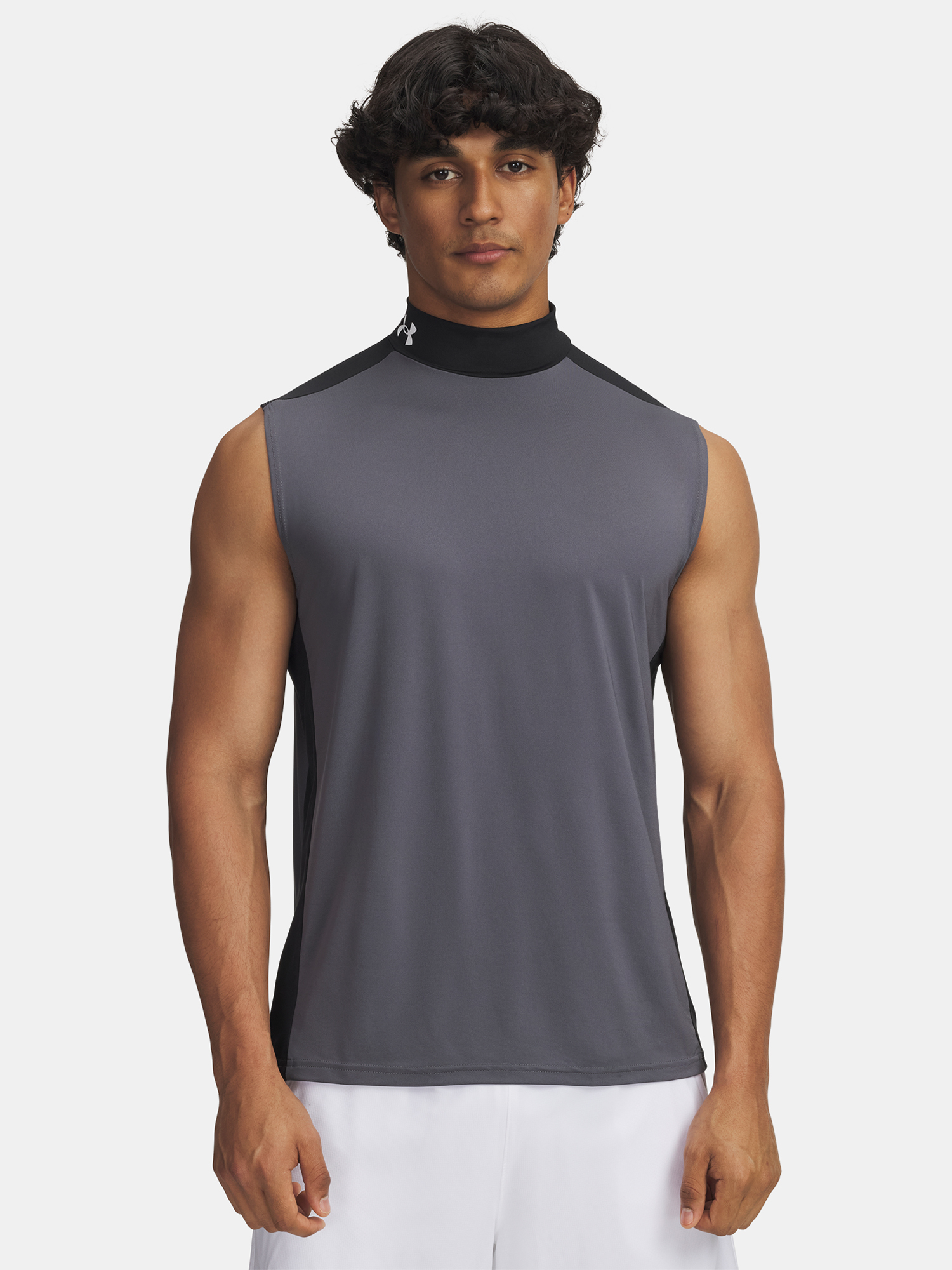 Mens tank top Under Armour UA HG Wordmark SL-GRY - Mens