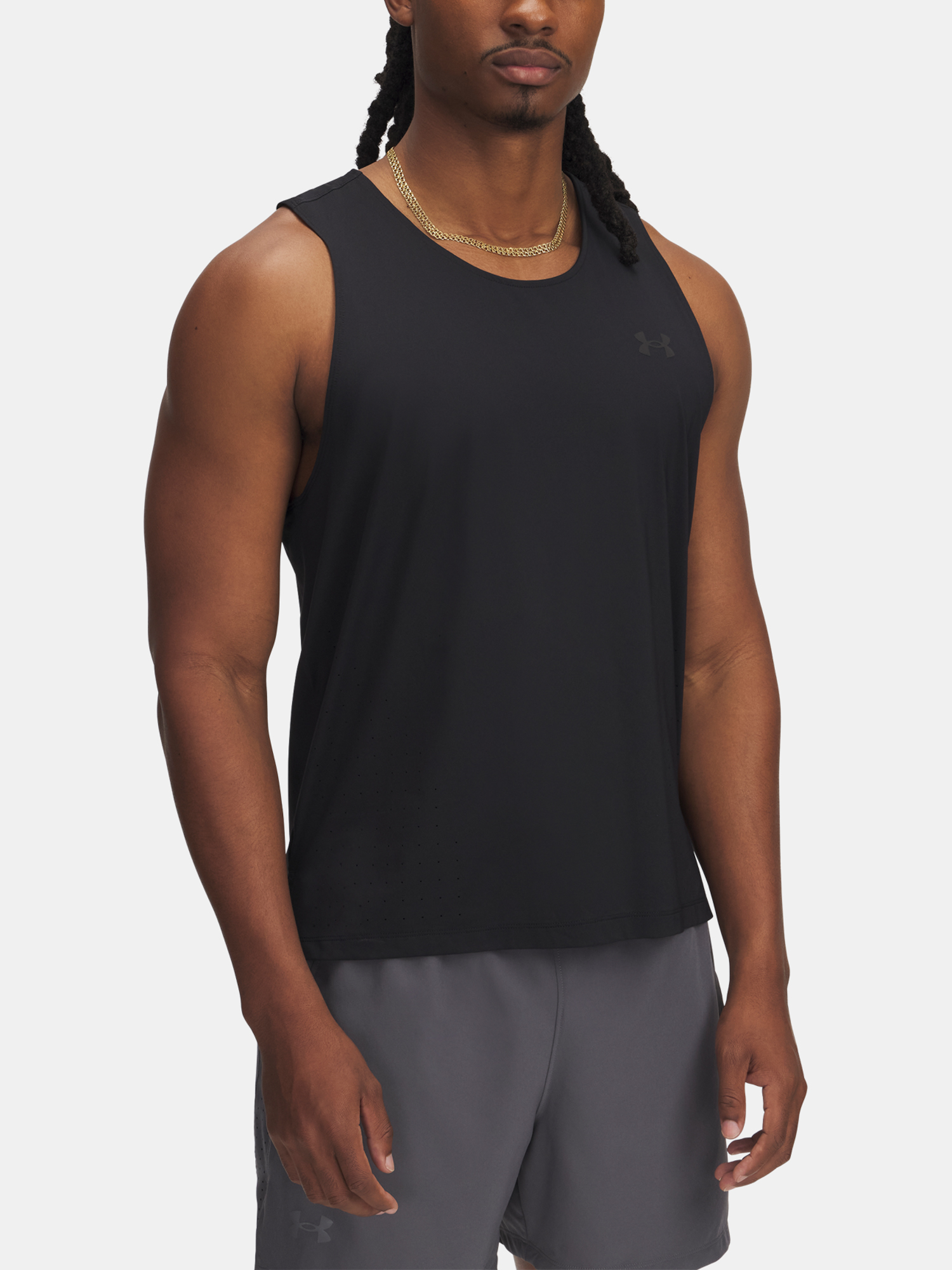 Mens tank top Under Armour UA LAUNCH ELITE SINGLET - Mens