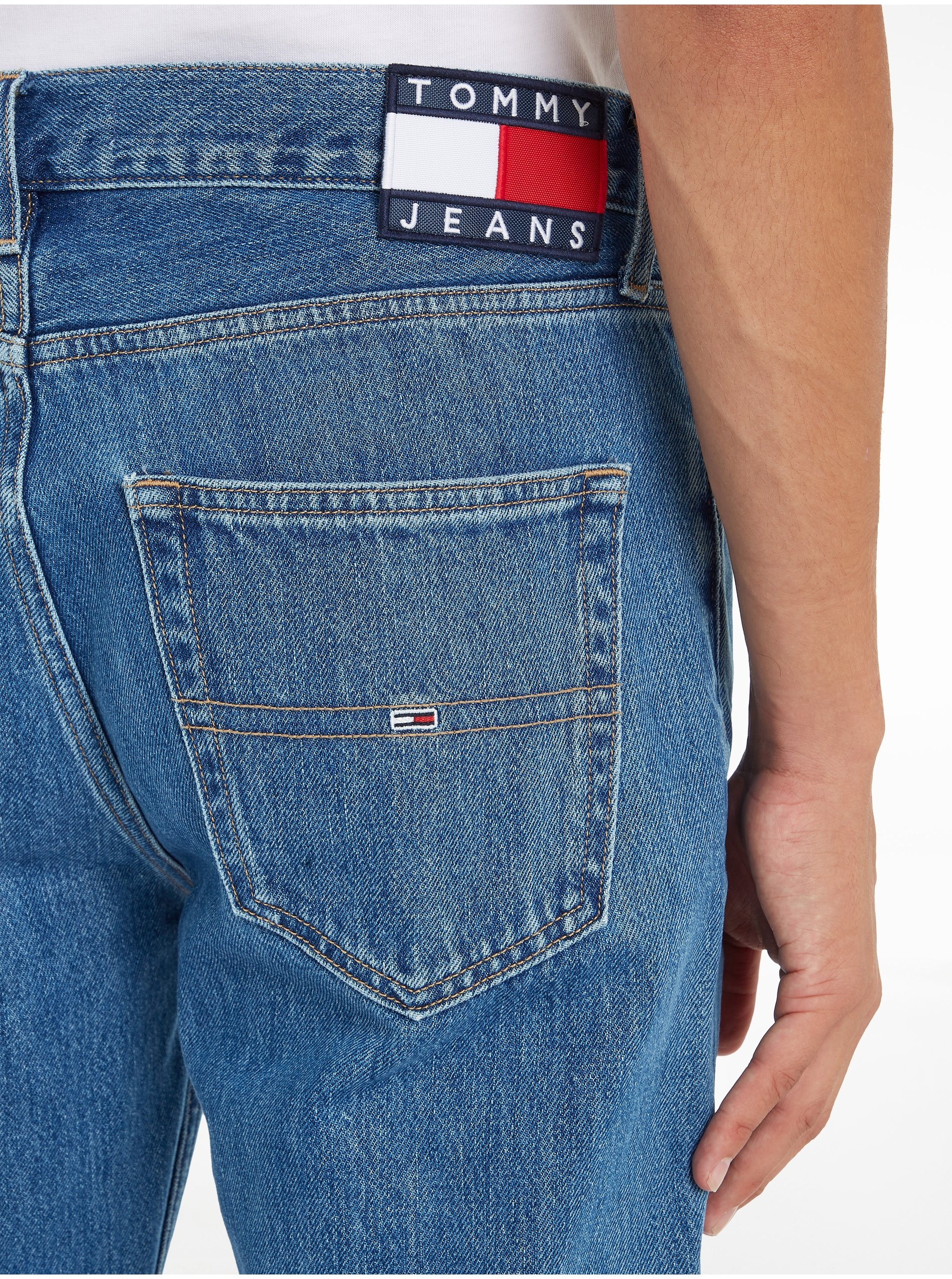 Straight fit pentru barbati Tommy Jeans - albastru