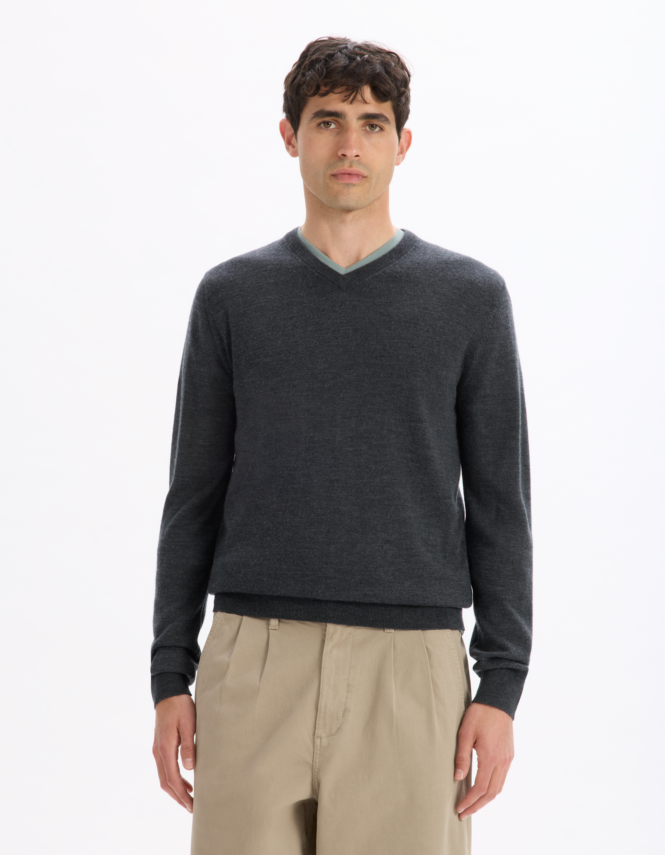 Pulovere pentru barbati Celio - gri inchis