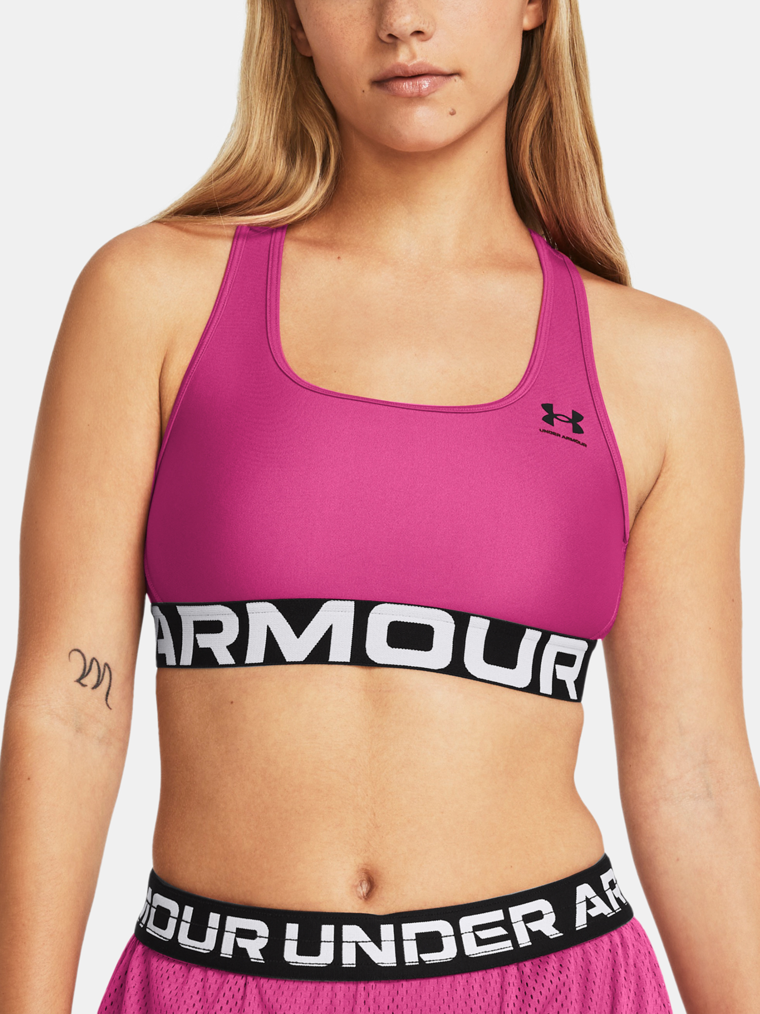 Under Armour Bra UA HG Authentics Mid Branded-PNK - Women