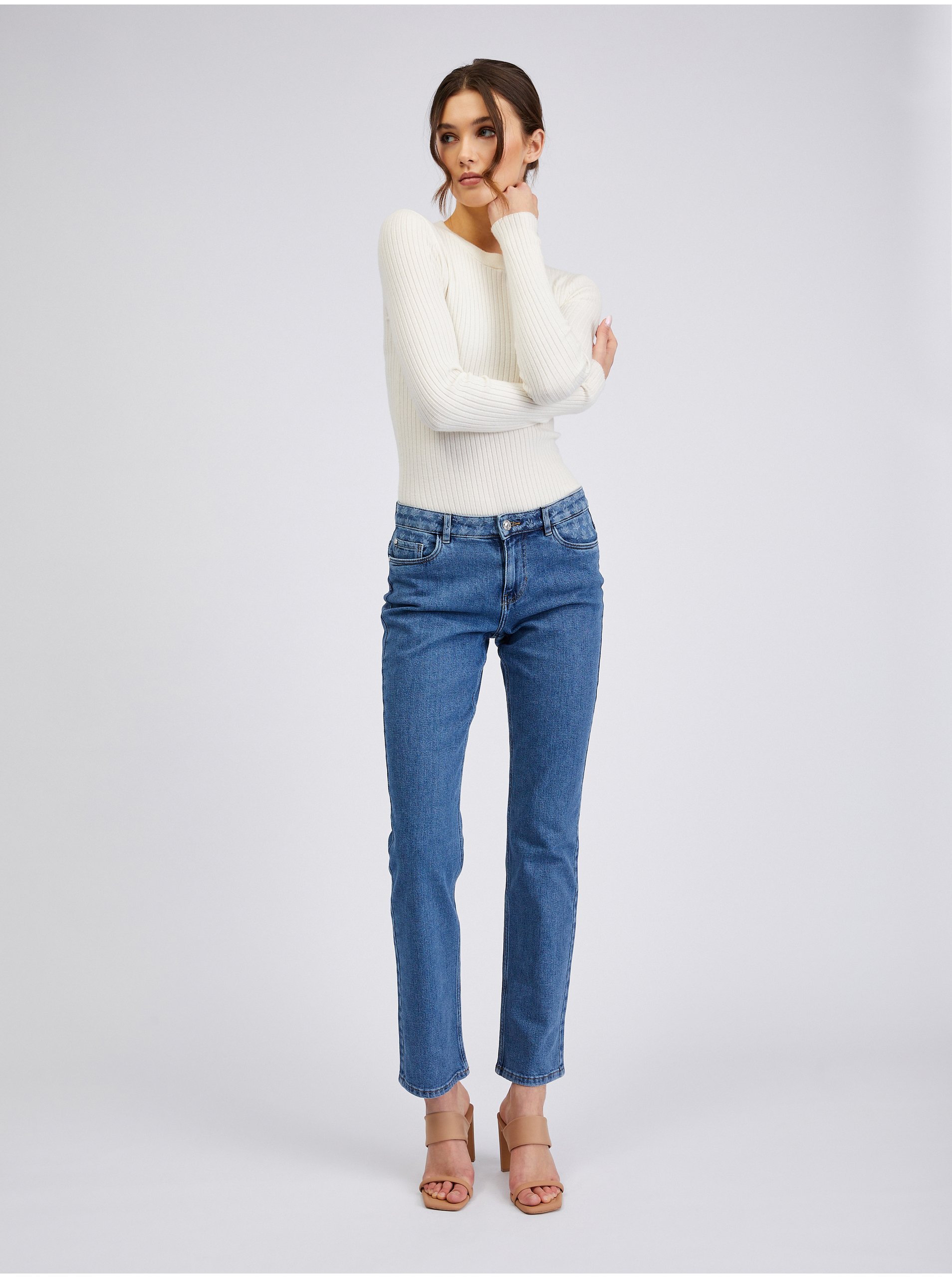Straight fit pentru femei ORSAY - albastru
