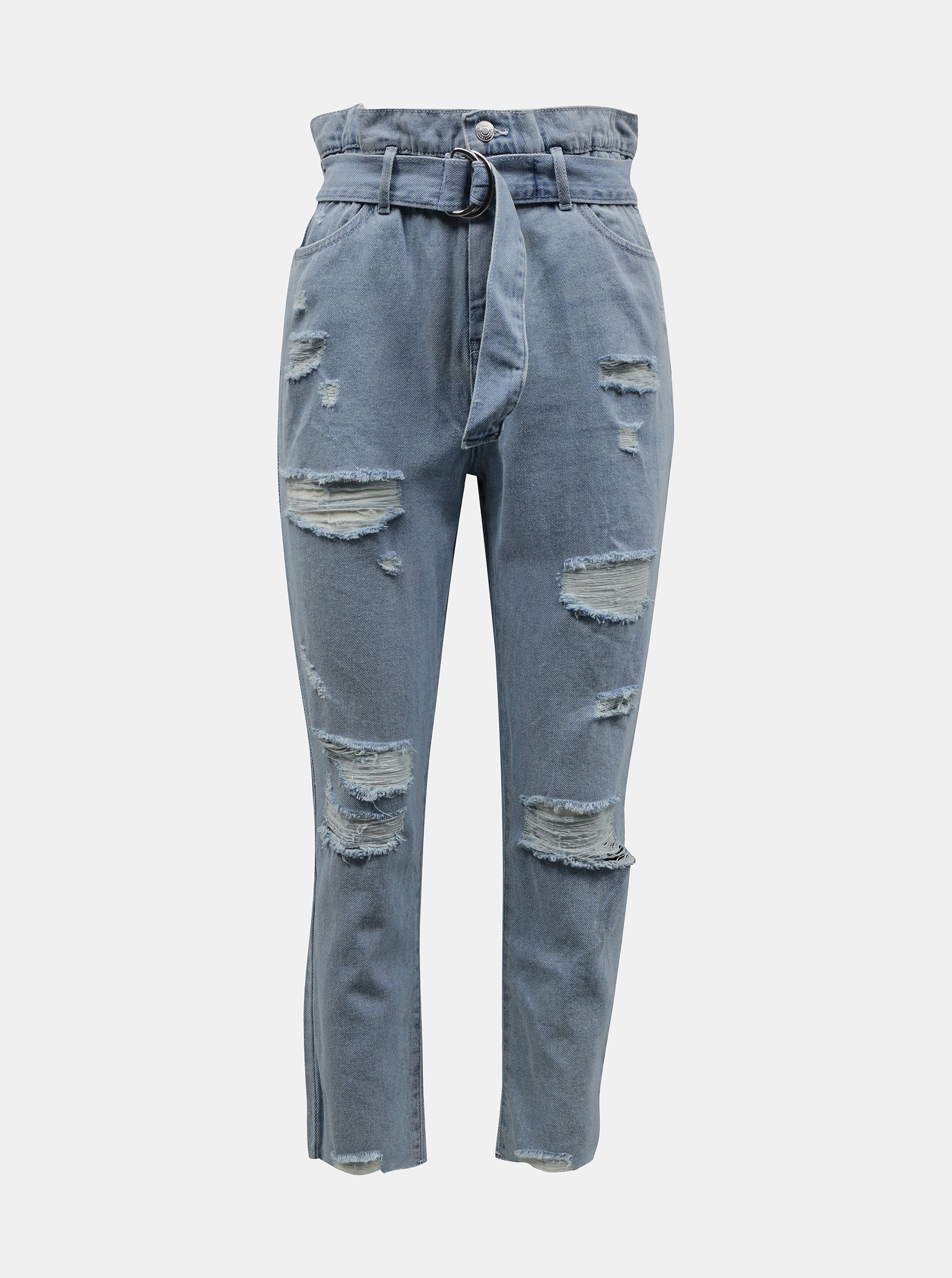Světle modré slim fit džíny s potrhaným efektem TALLY WEiJL - Dámské