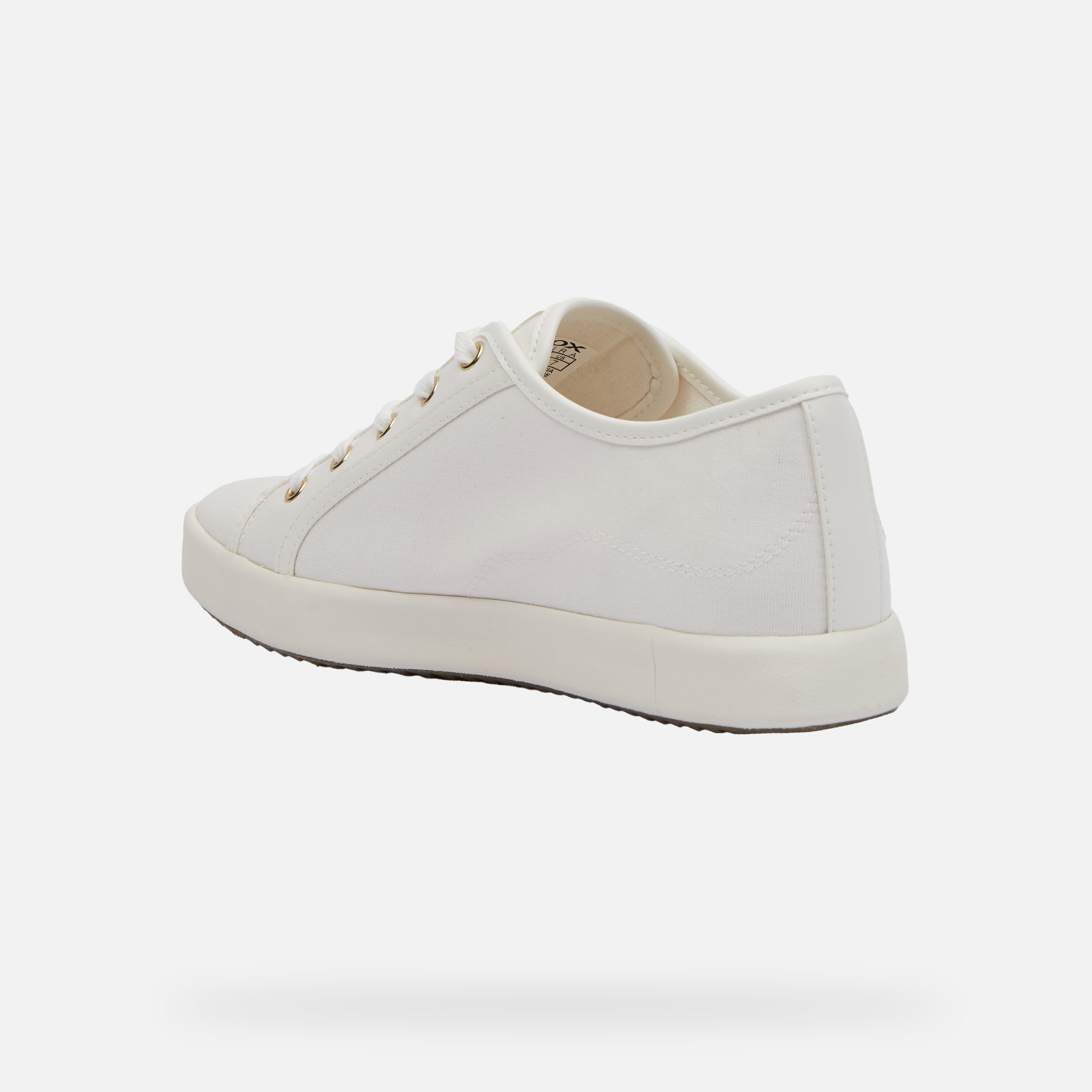 White women's sneakers Geox Blomiee - Women's