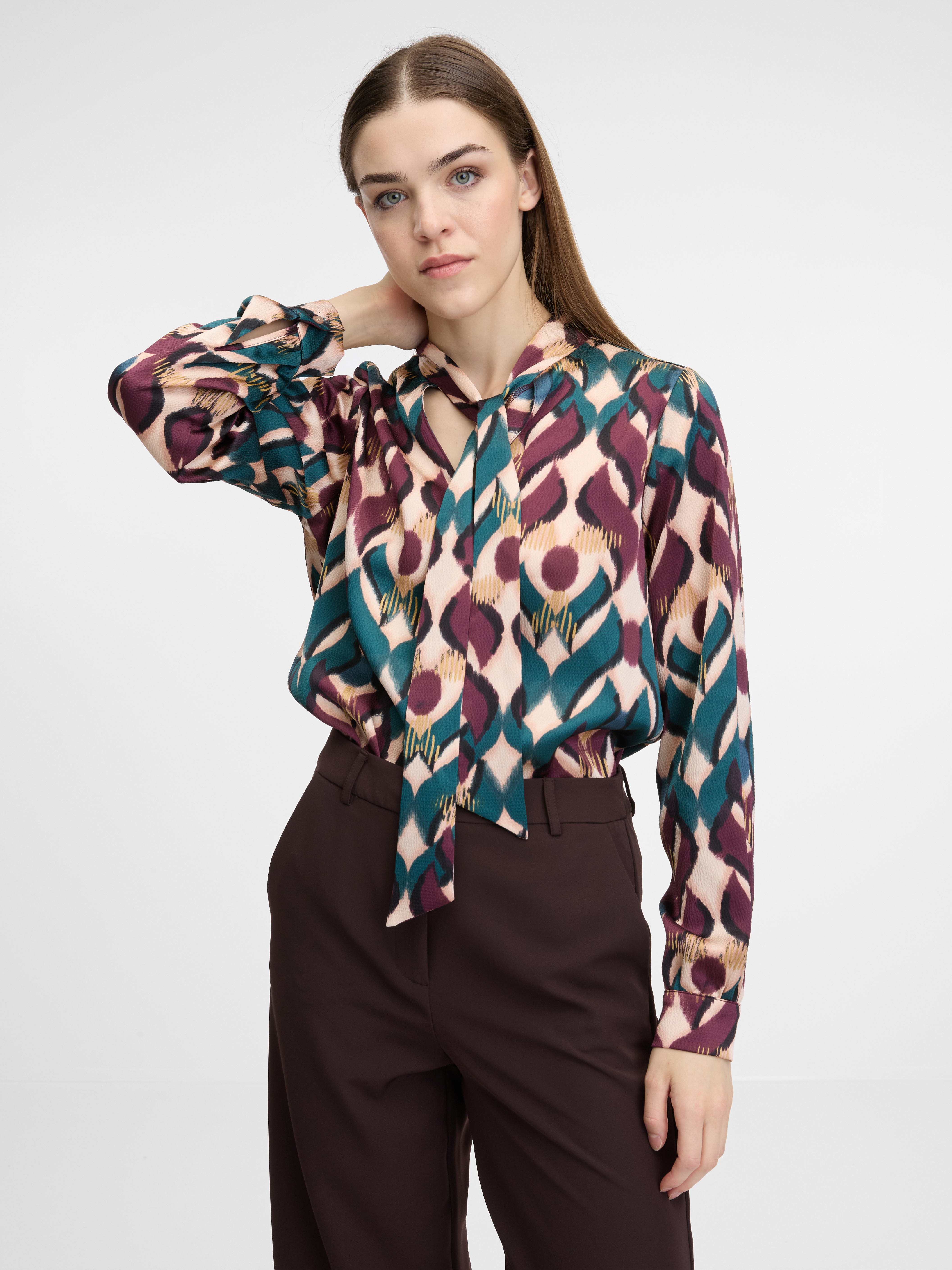 Brown women&#039;s blouse ORSAY - Women&#039;s