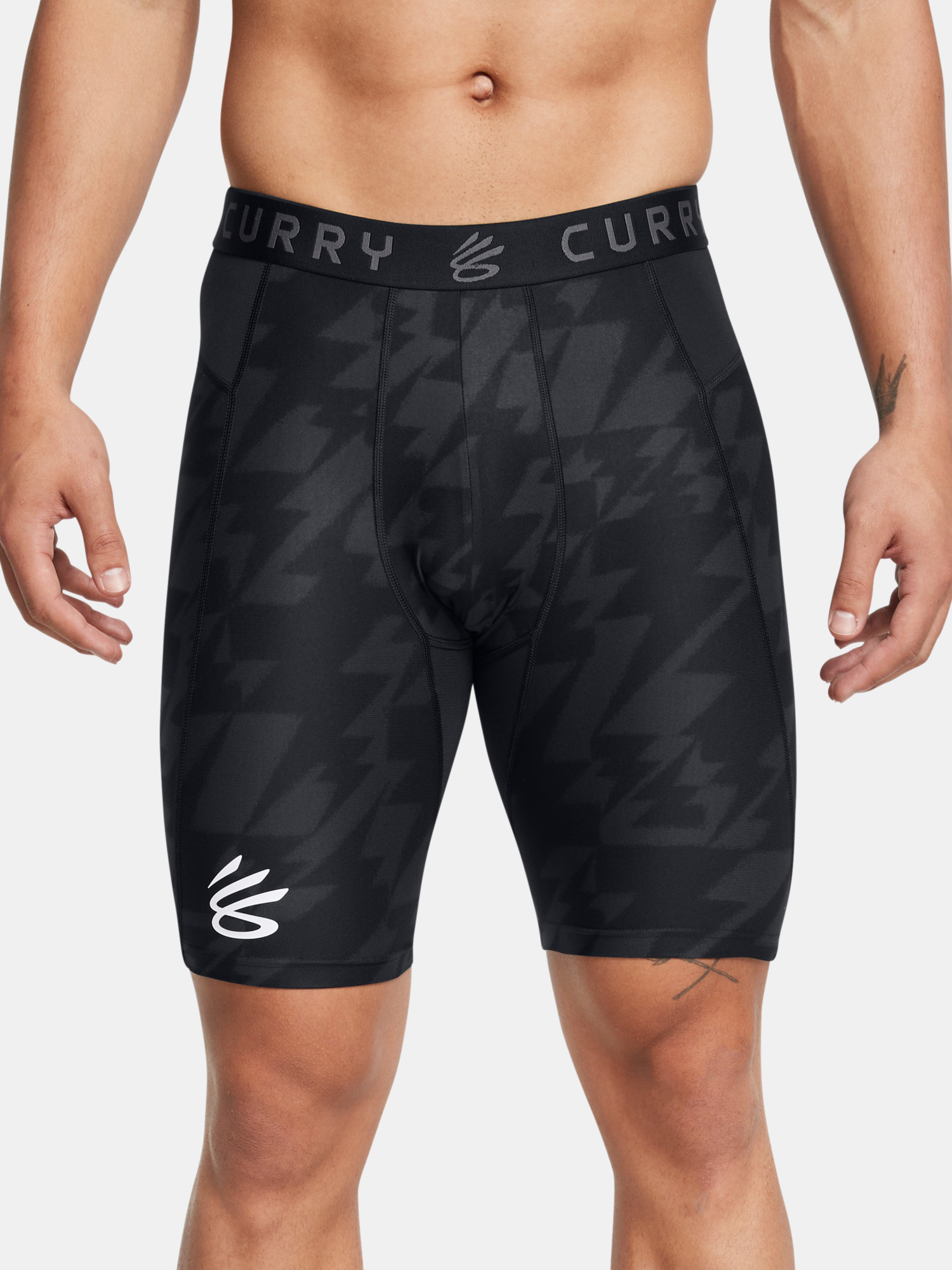 Men's Shorts Under Armour UA Curry HG Prtd Shorts-BLK - Men's