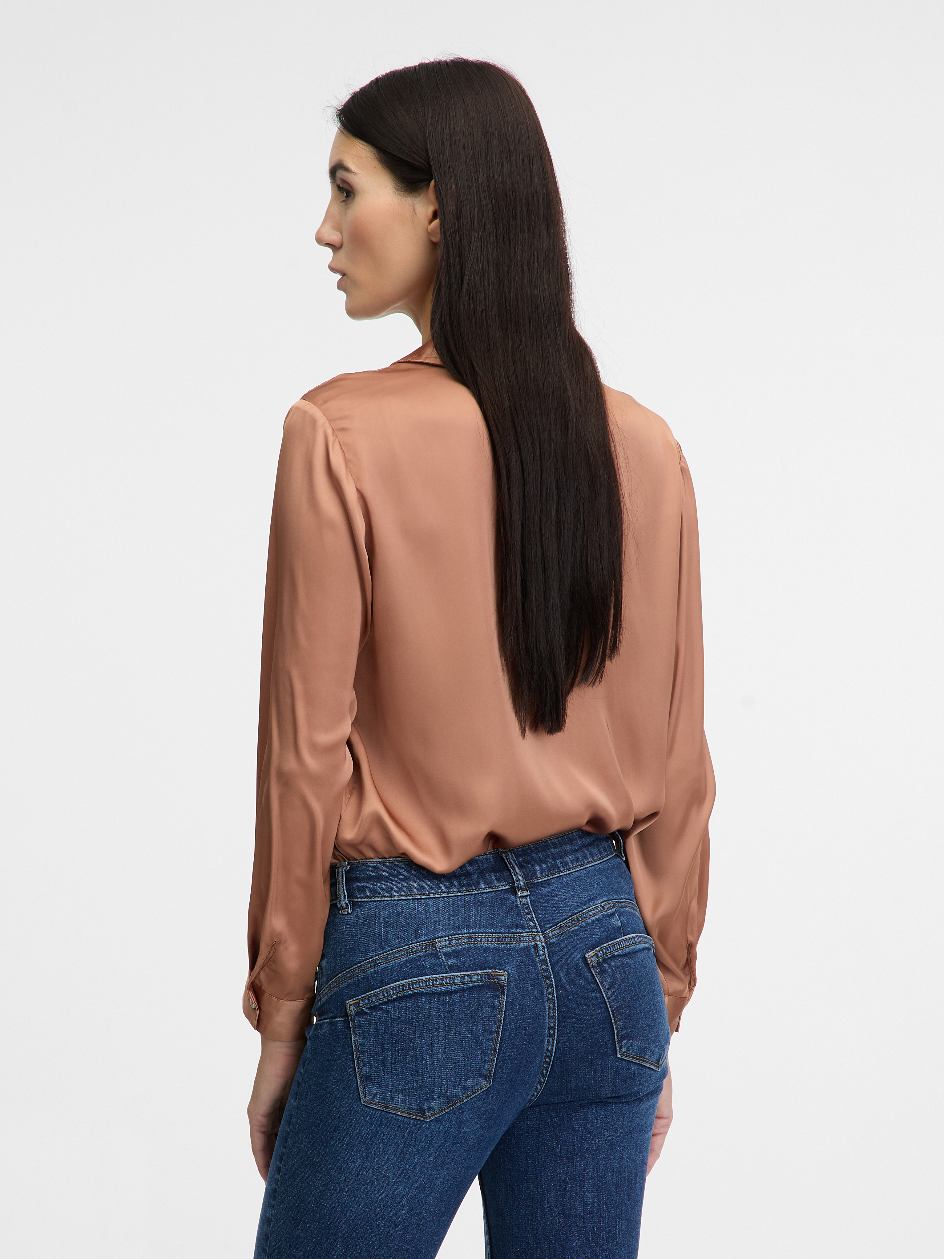 Light brown women&#039;s shirt with collar ORSAY - Women&#039;s