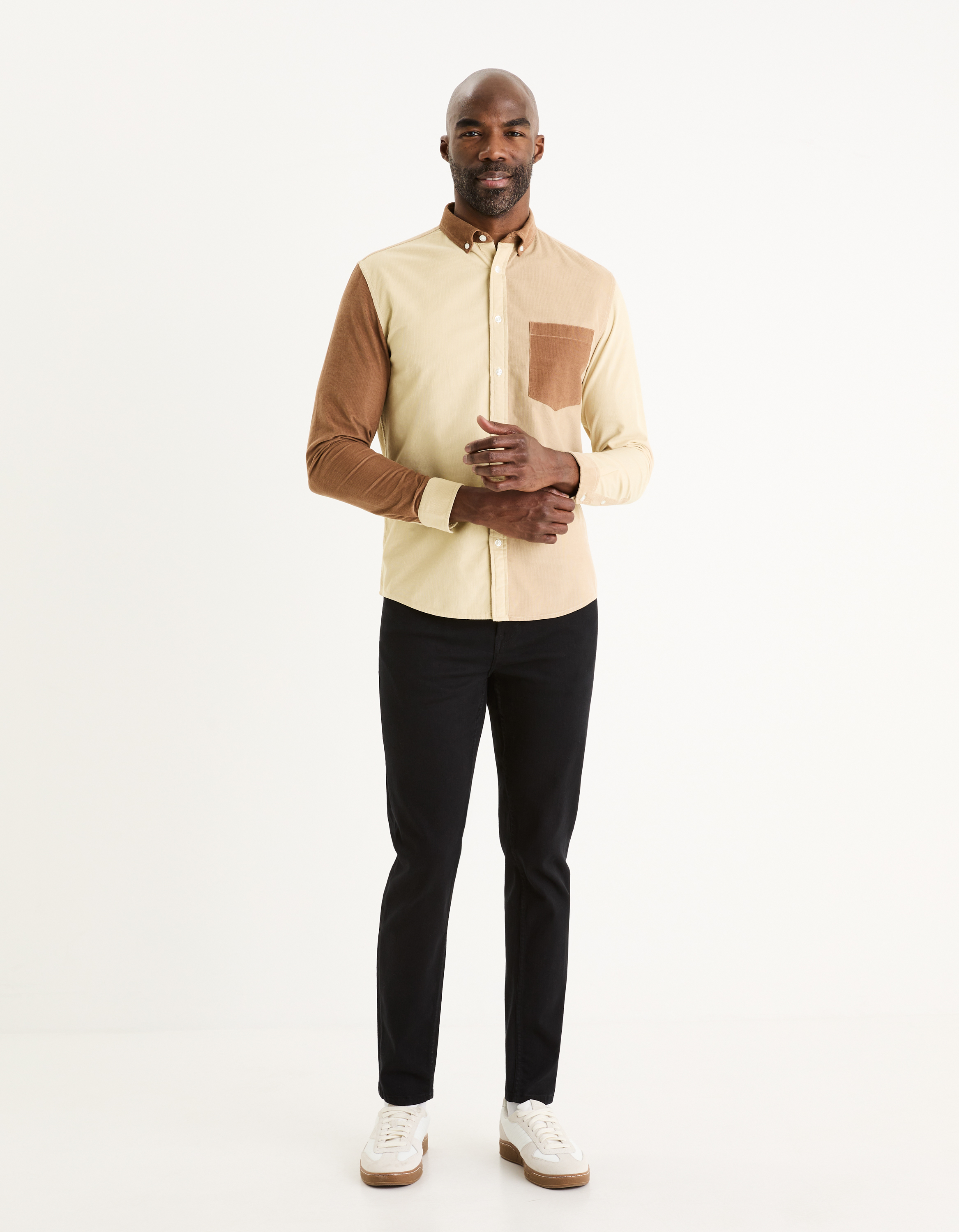 Slim fit pentru barbati Celio - negru