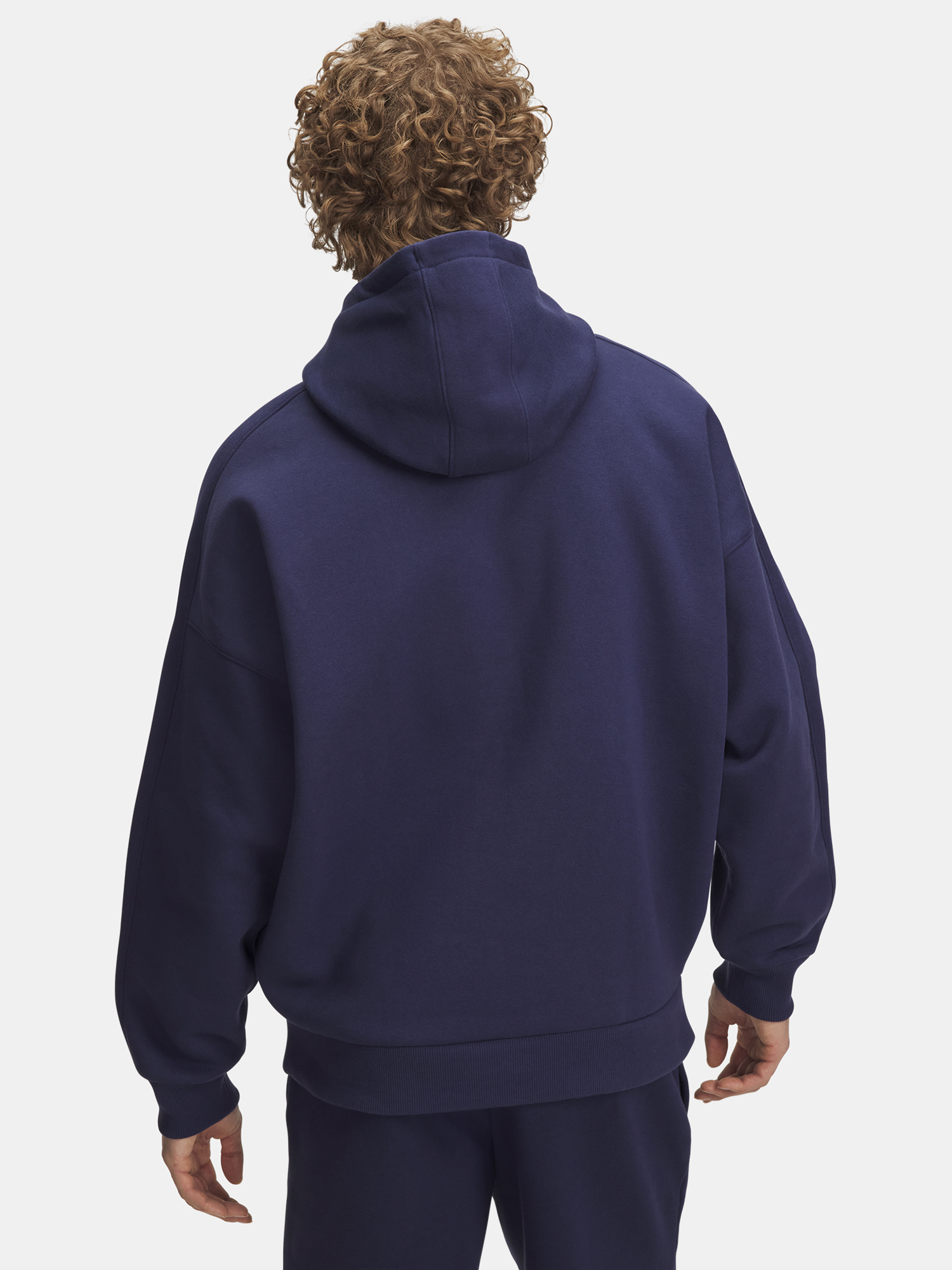 Men's Under Armour UA Icon HW Colorblocked Hdy-BLU - Men's Sweatshirt