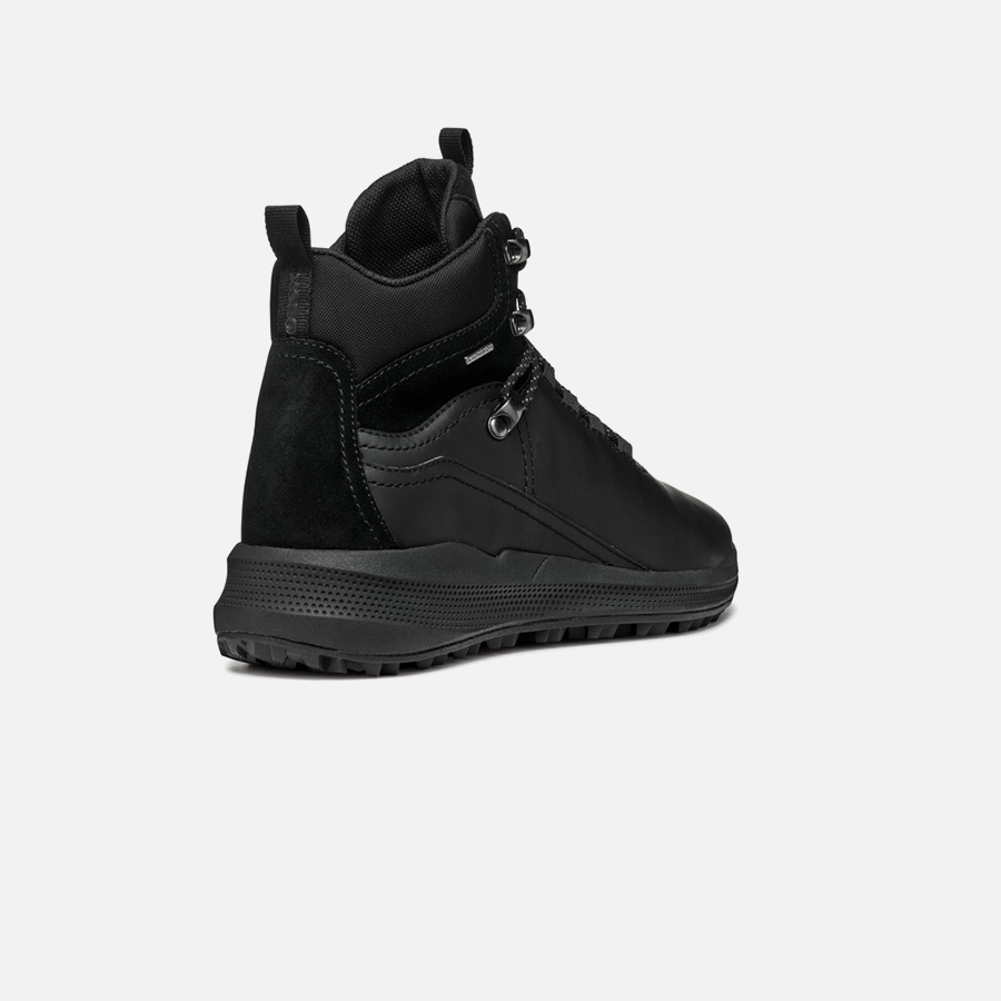 Black women&#039;s ankle boots Geox PG1X ABX - Women&#039;s
