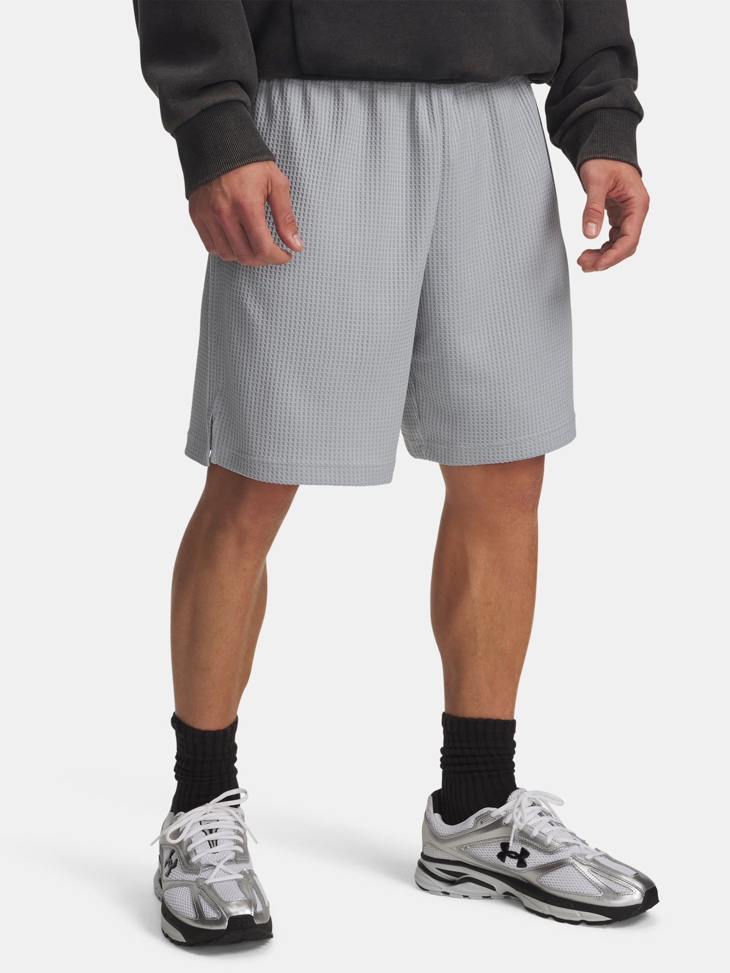 Mens shorts Under Armour UA Rival Waffle Short-GRY - Mens