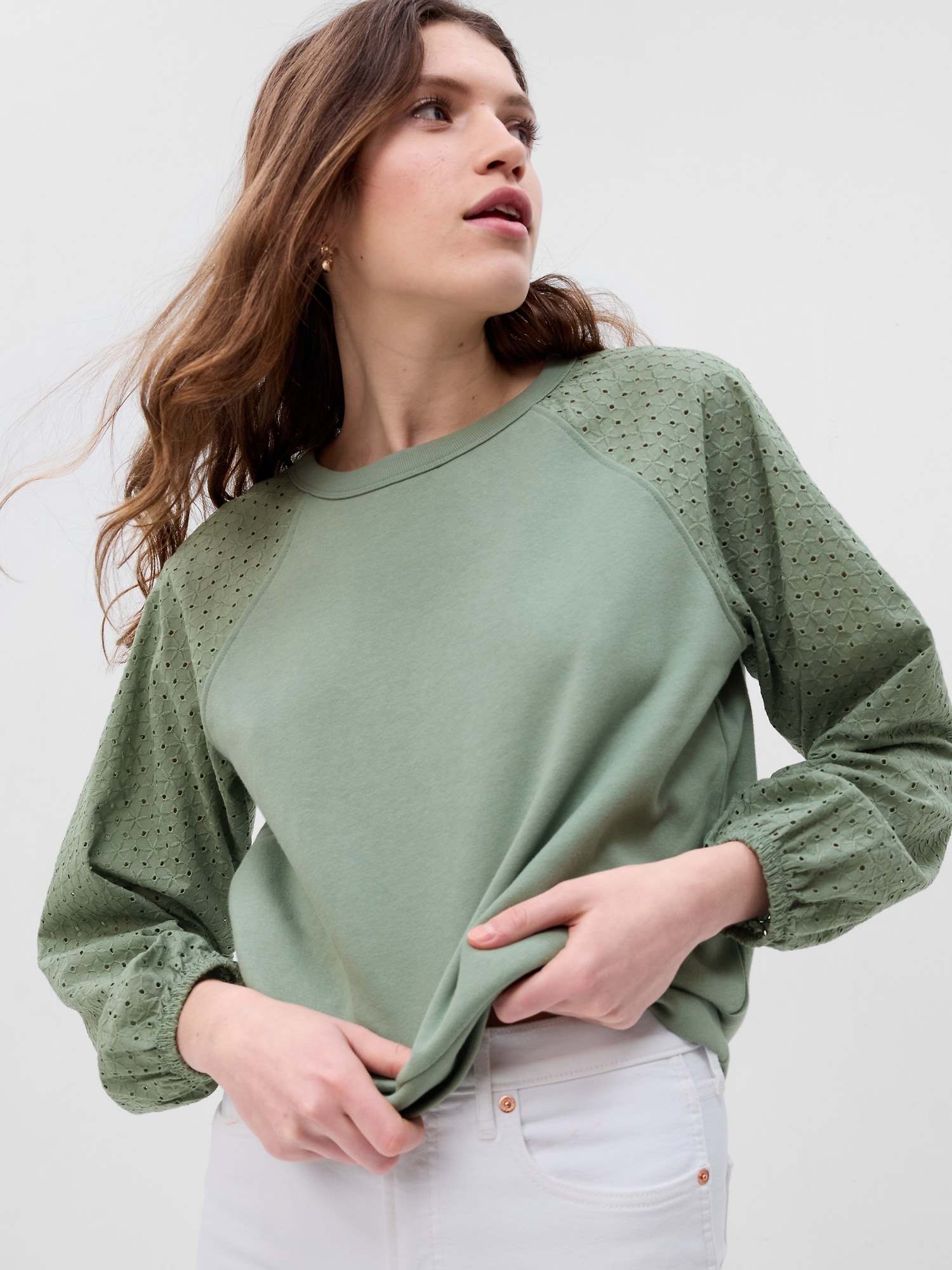 GAP Vintage Soft Madeira Sweatshirt - Women