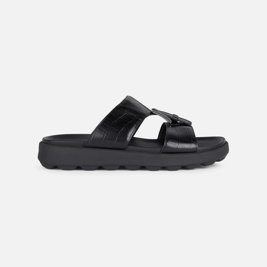 GEOX Black men's sandals Spherica ec6 - Men's