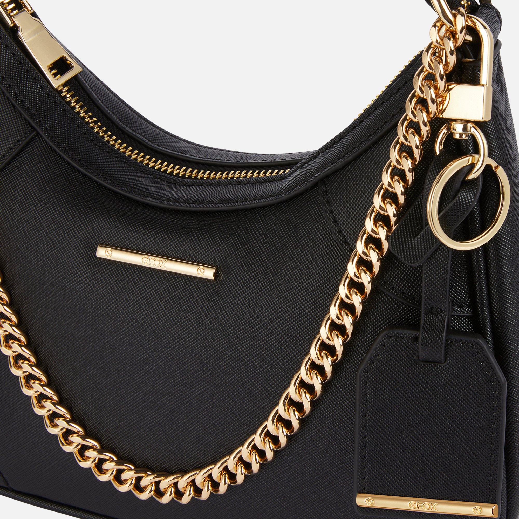 Black women&#039;s handbag Geox Merieg - Women&#039;s