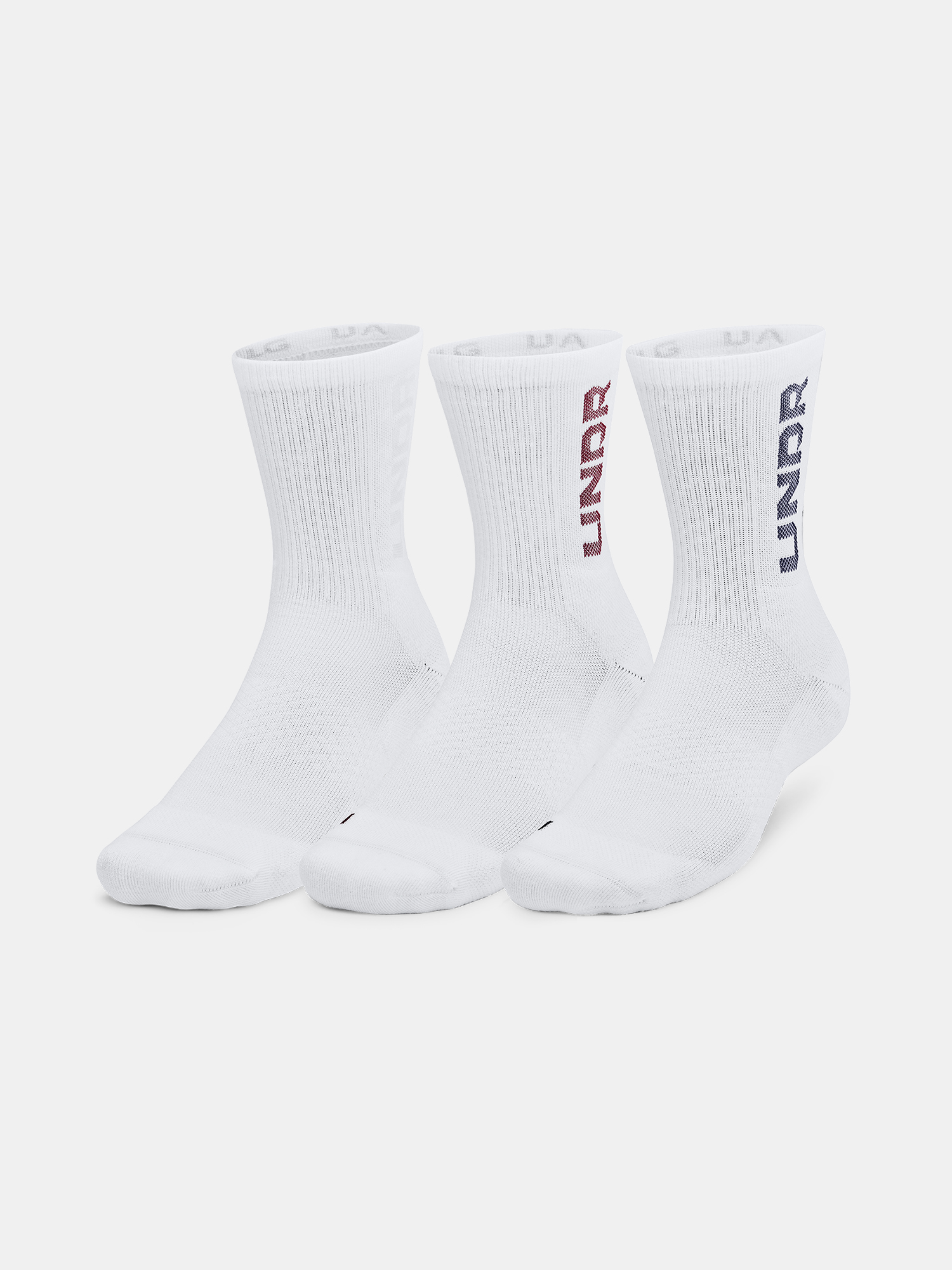 Under Armour Unisexové ponožky UA 3-Maker 3pk Mid-Crew - unisex