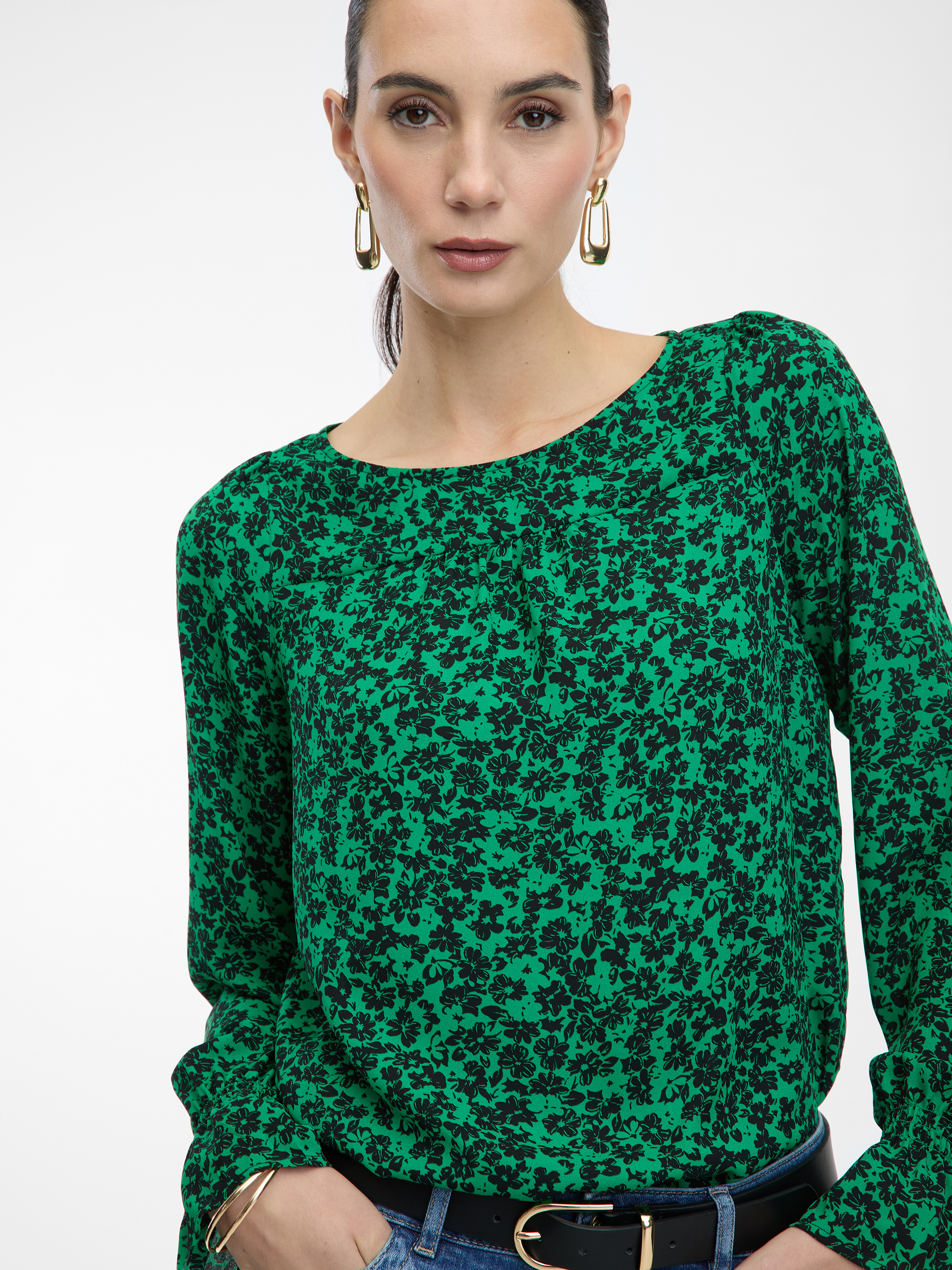 Topuri pentru femei ORSAY - verde, negru