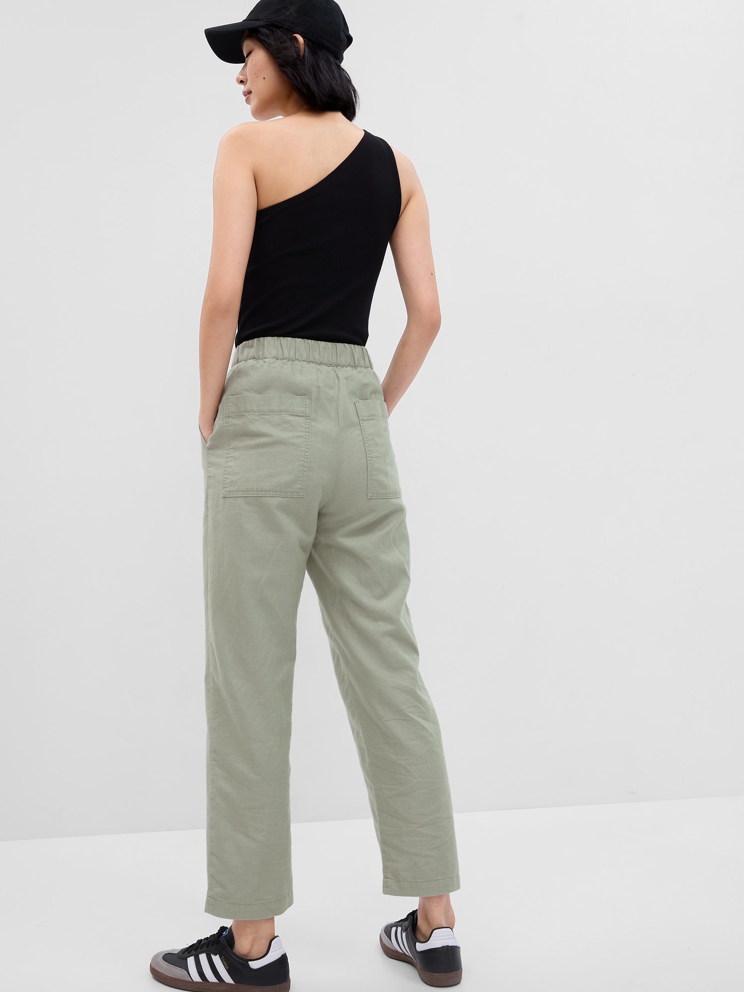 Pantaloni chino pentru femei GAP - verde