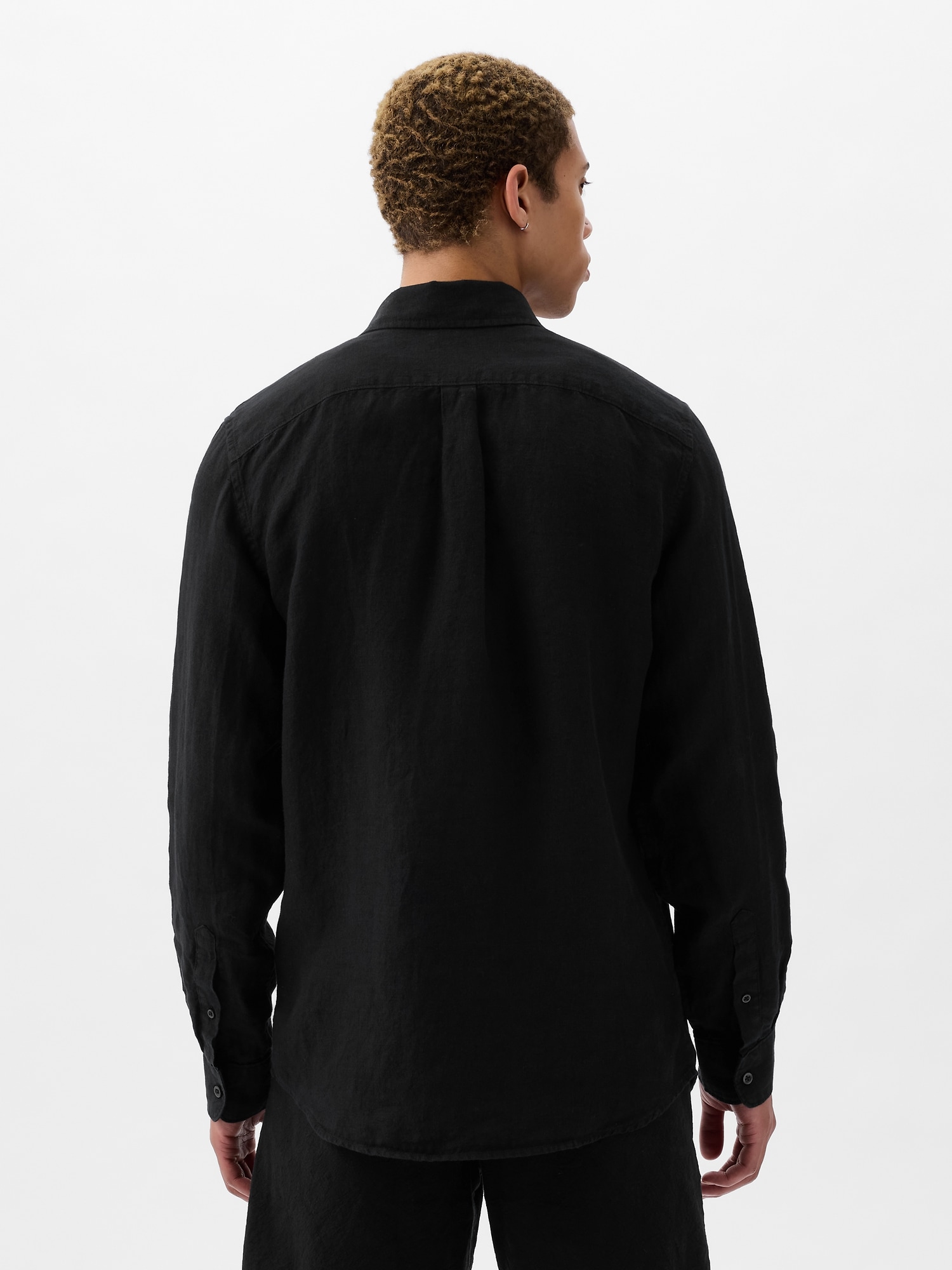 Camasi casual pentru barbati GAP - negru