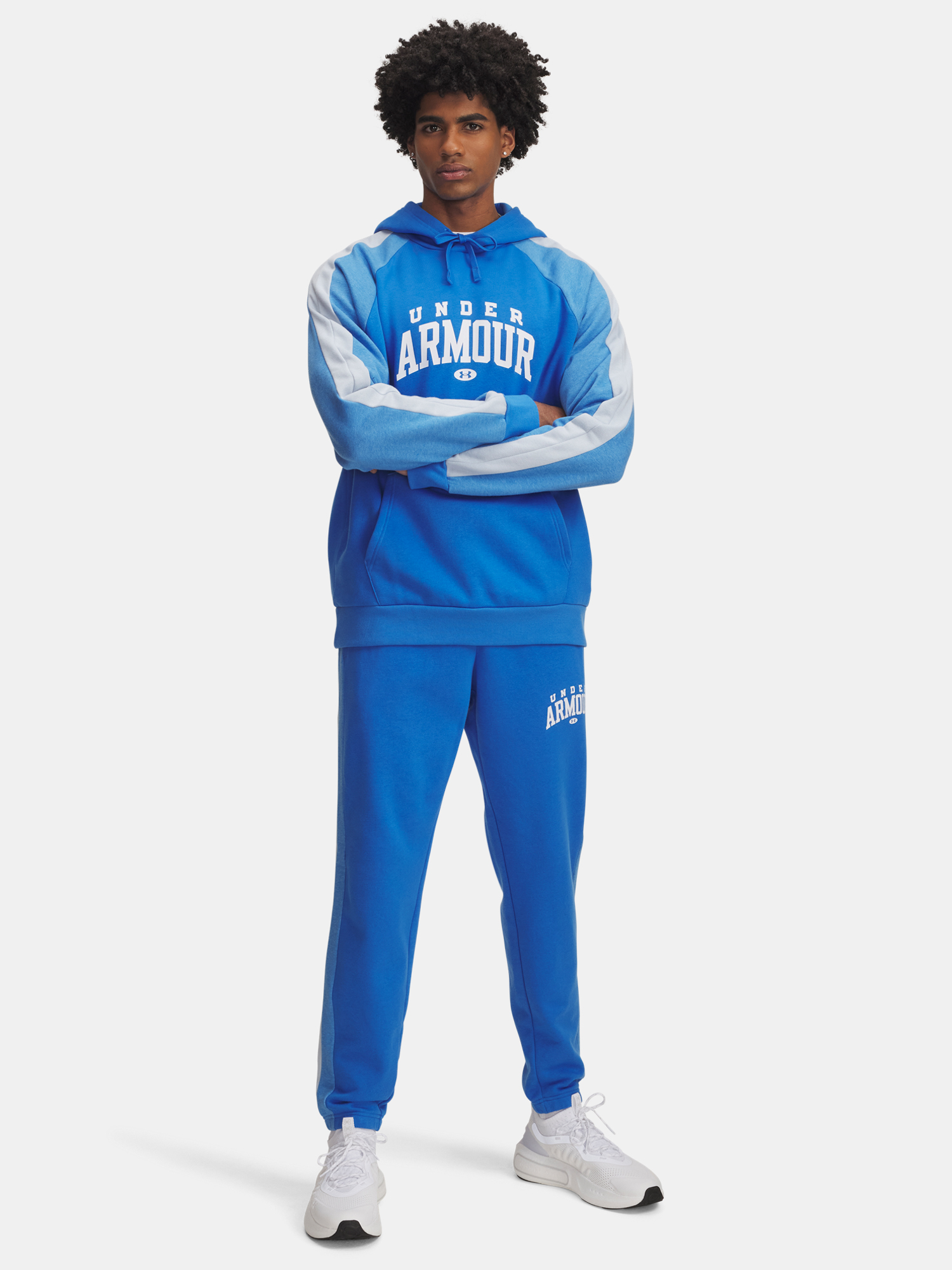 Men's Sports Pants Under Armour UA Rival Flc CB Pants-BLU - Men