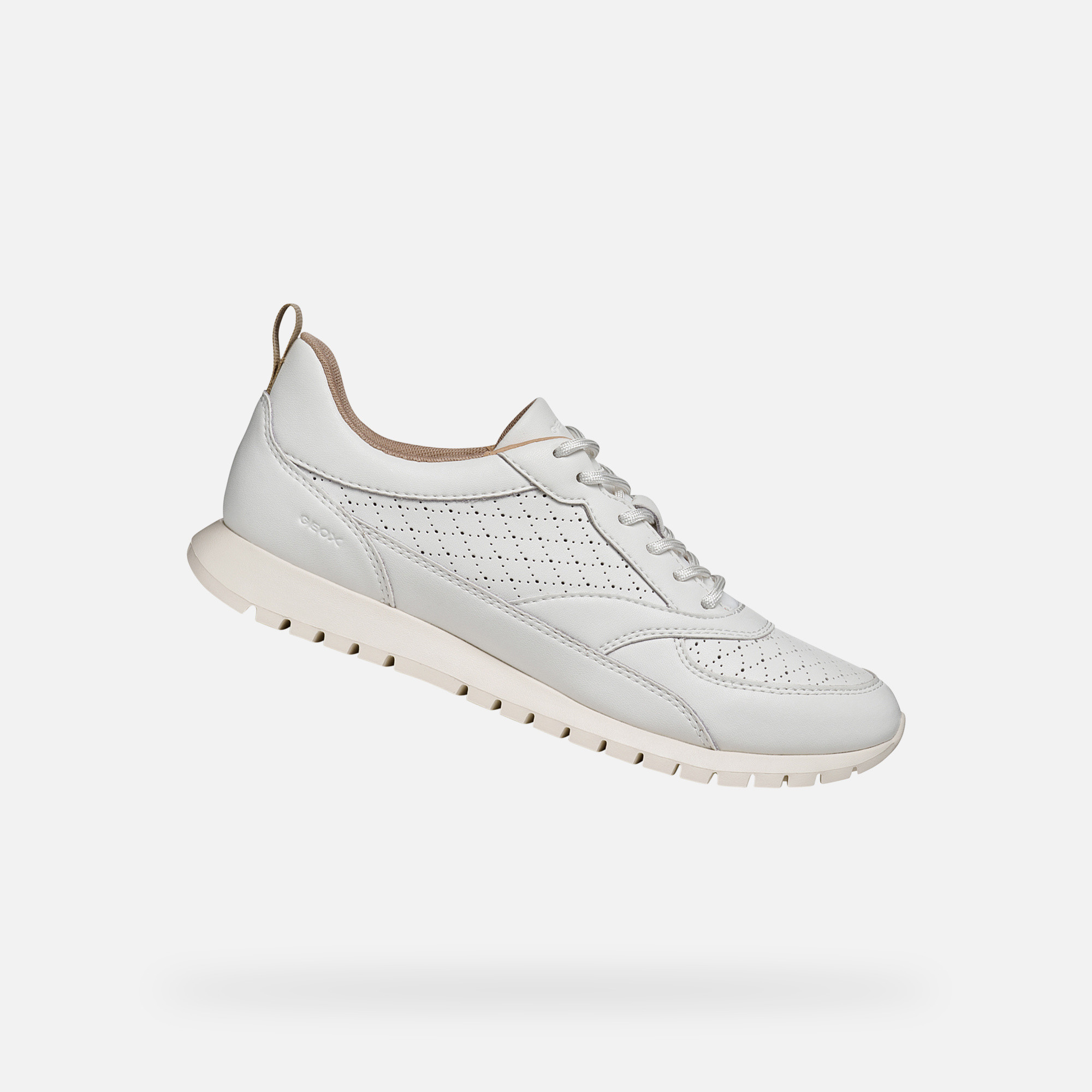 Кремови дамски маратонки Geox Sukie 2.0