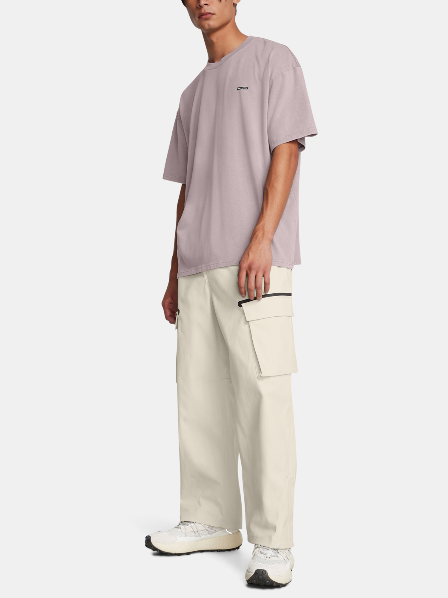 Men's Sports Pants Under Armour UA Unstoppable Utility Cargo-WHT - Men