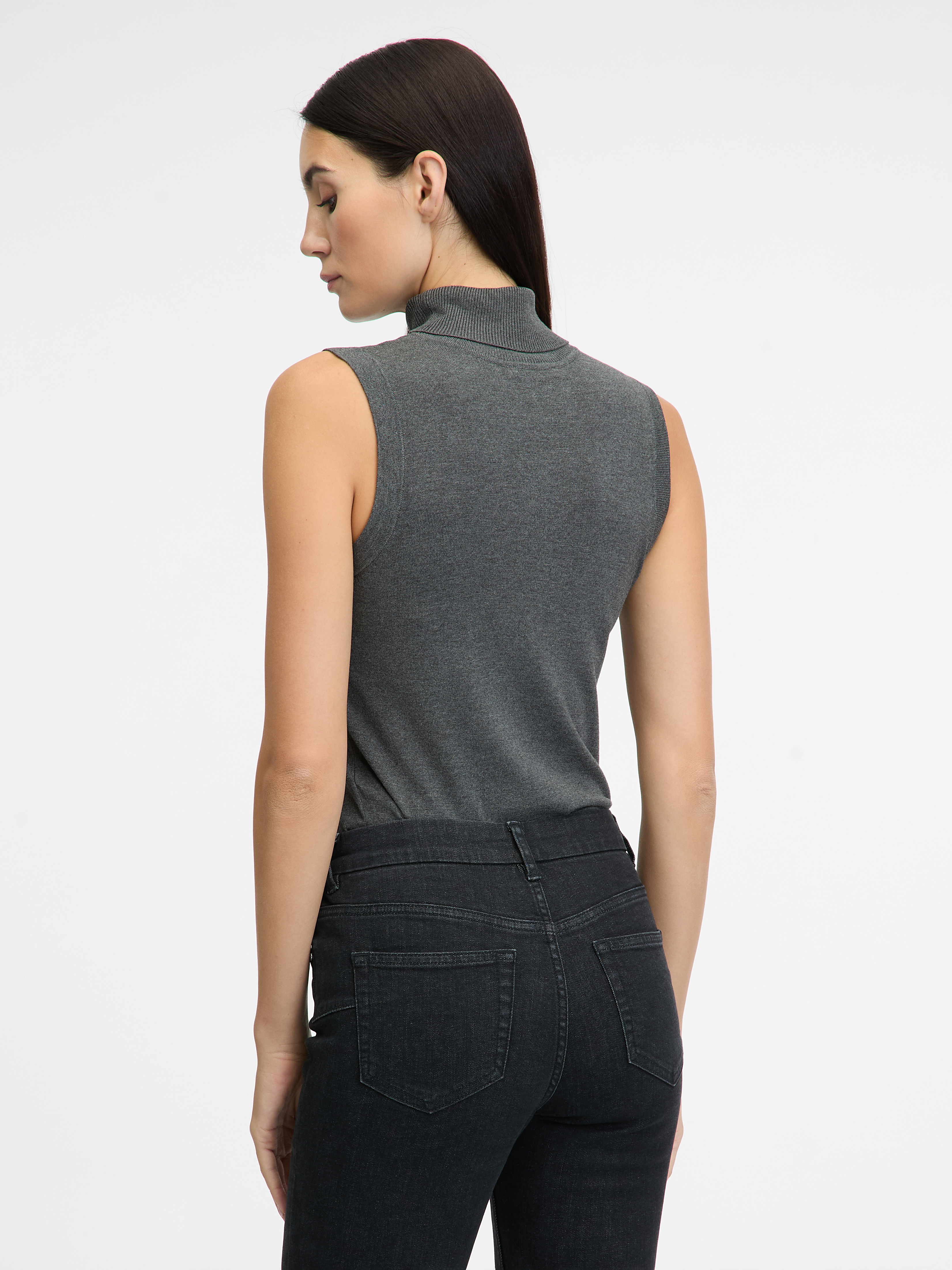 Grey women's turtleneck sweater ORSAY - Women's