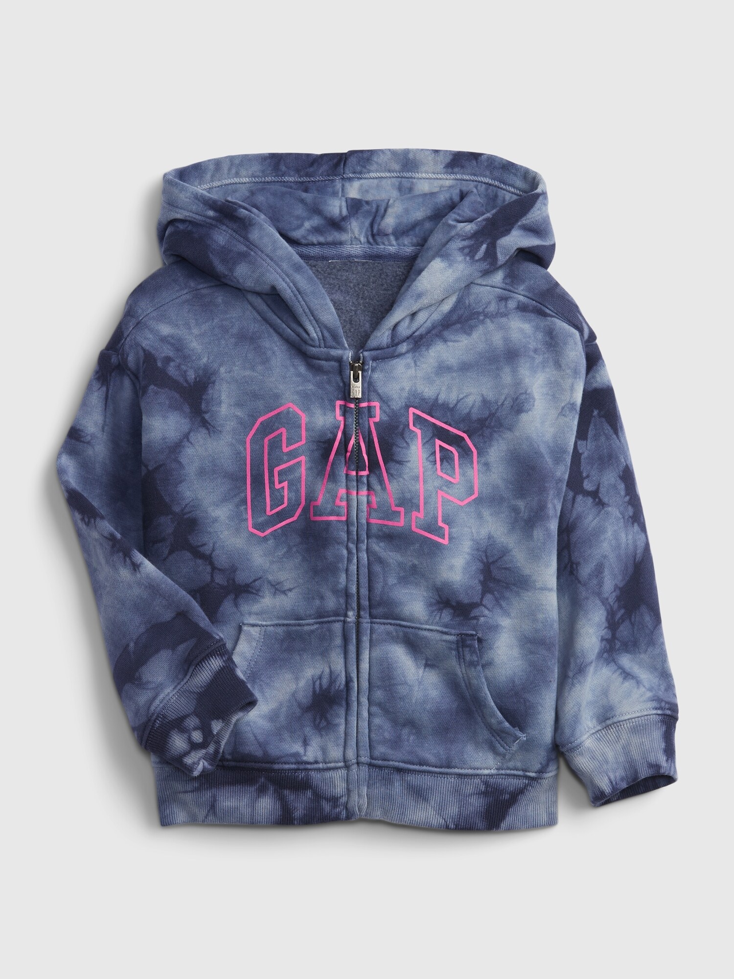 GAP Dětská mikina Logo tie-dye hoodie - Holky