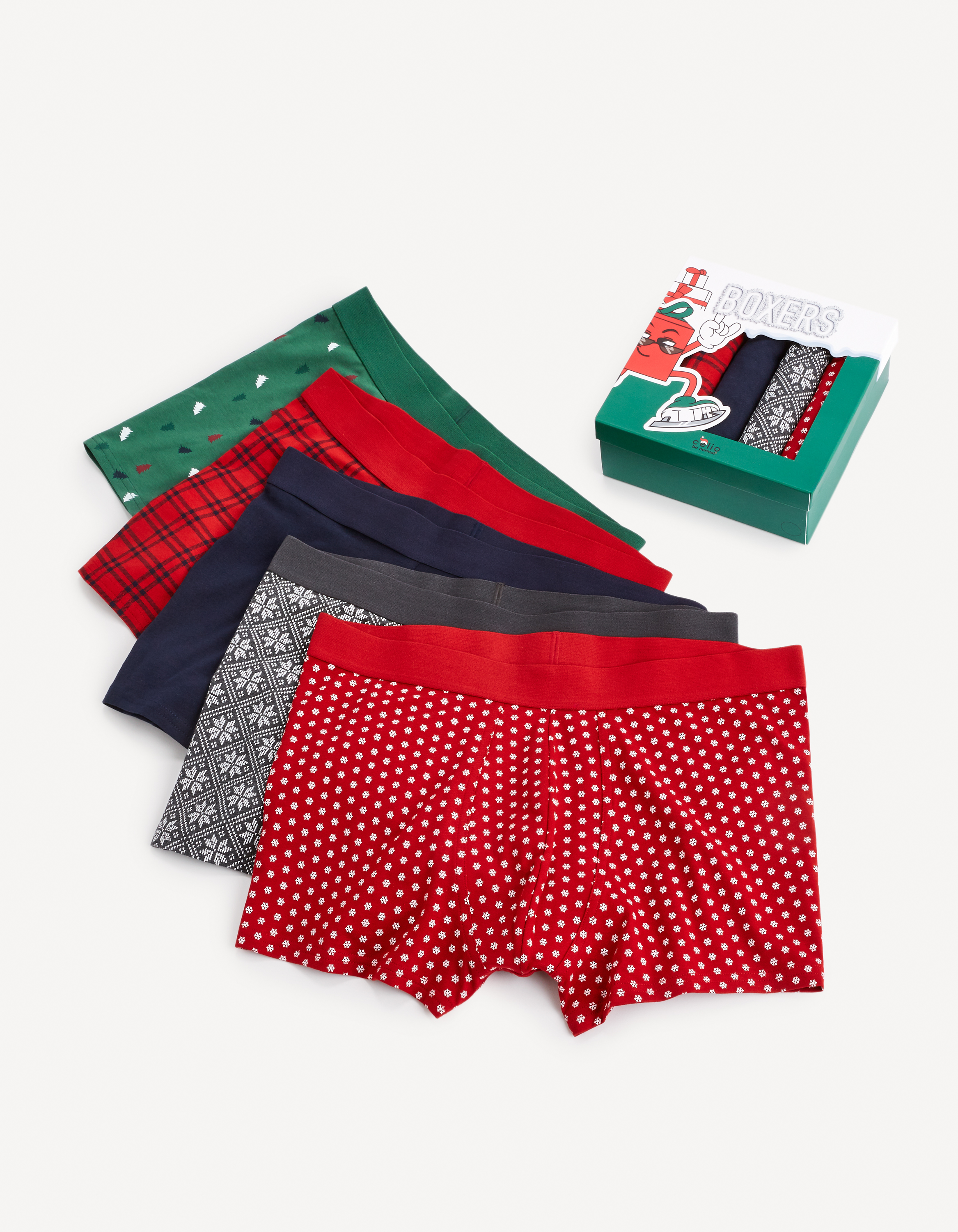 Celio 5-piece Boxer Shorts Gift Pack - Men's