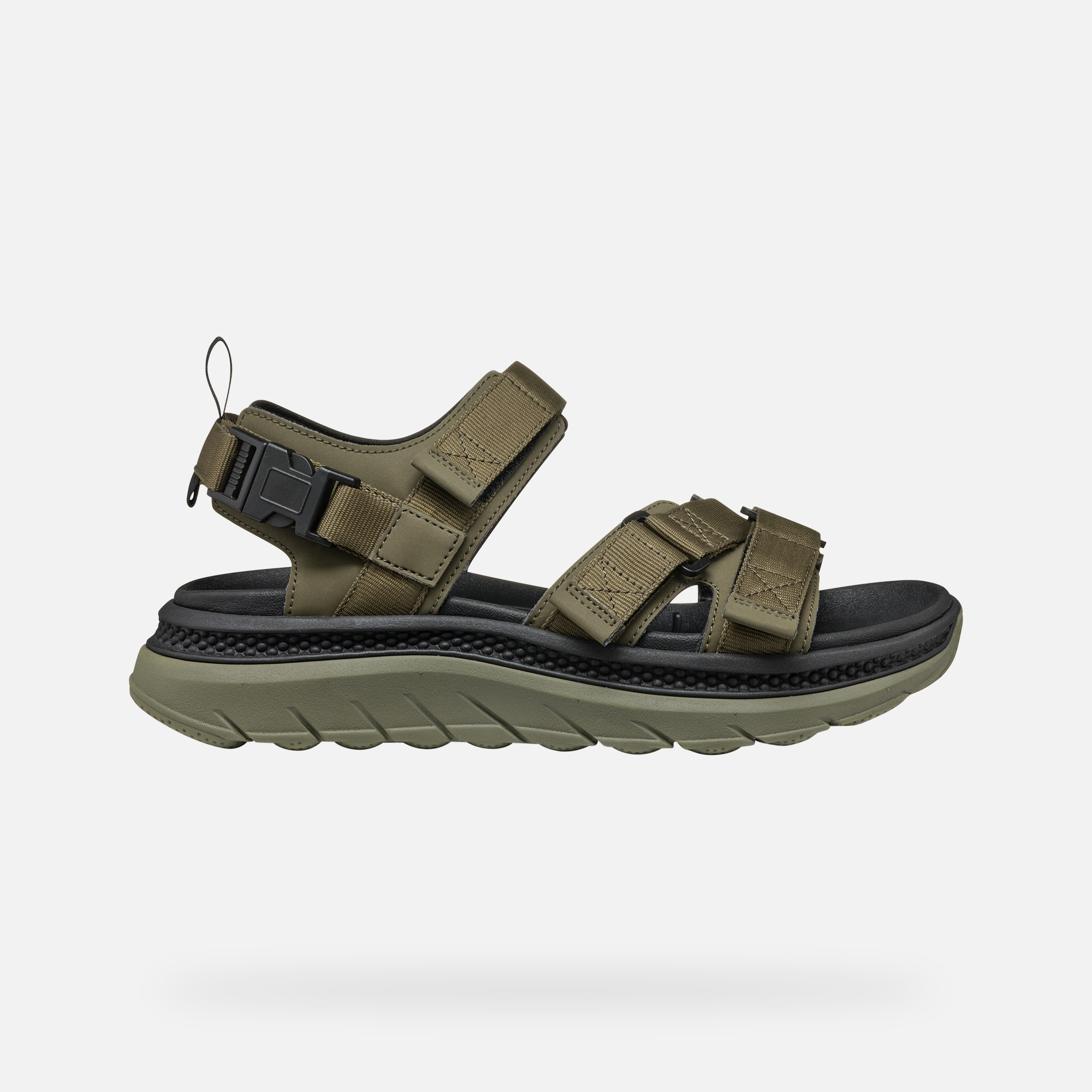 Khaki men&#039;s sandals Geox Spherica Actif X S - Men&#039;s